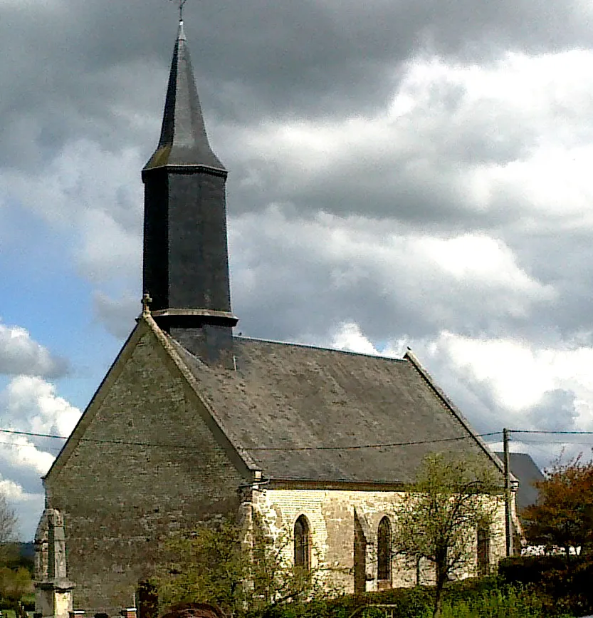 Photo showing: Centre de Mesangueville Église paroissiale