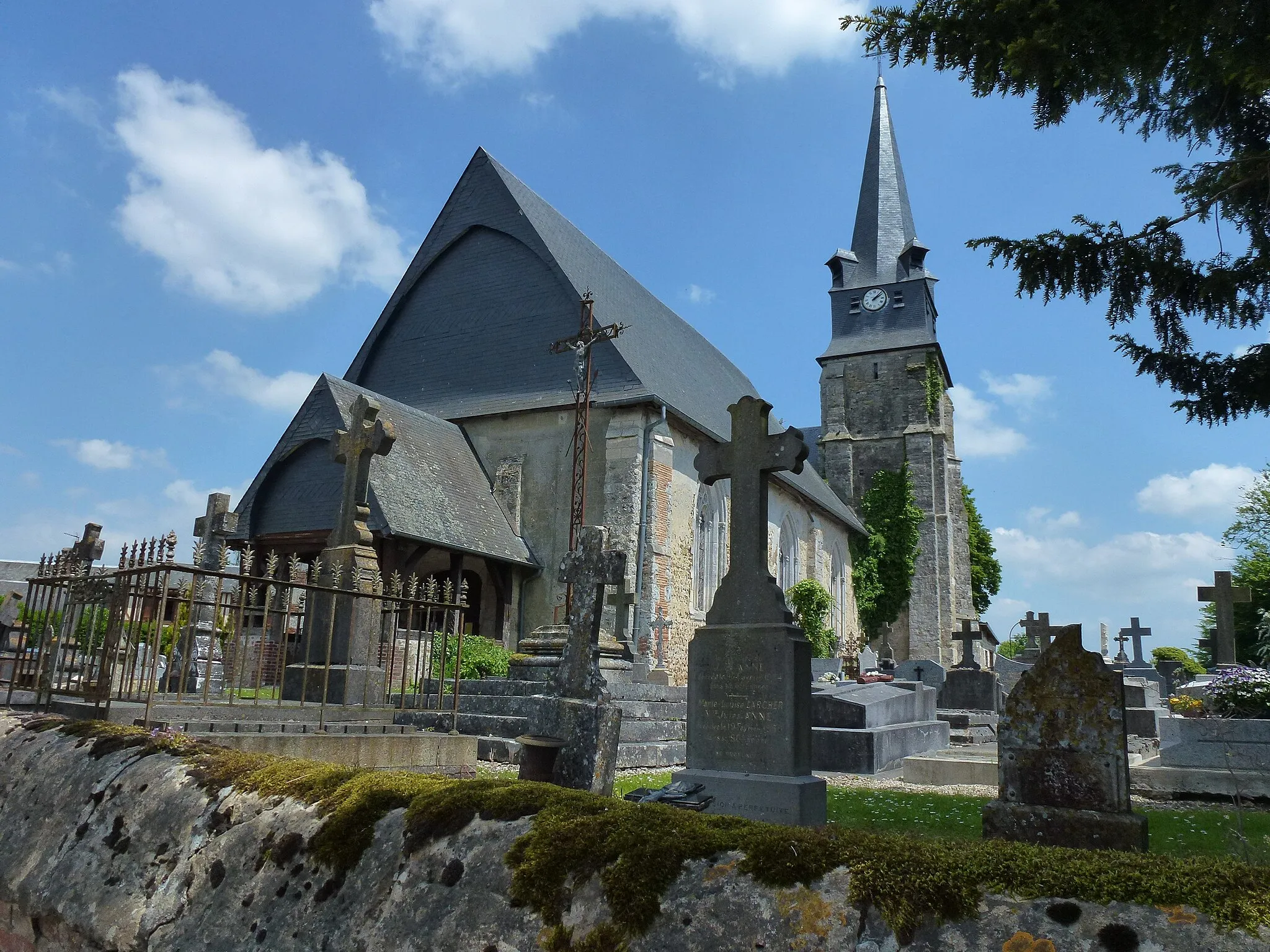 Photo showing: Morainville-Jouveaux (Eure, Fr) église de Morainville