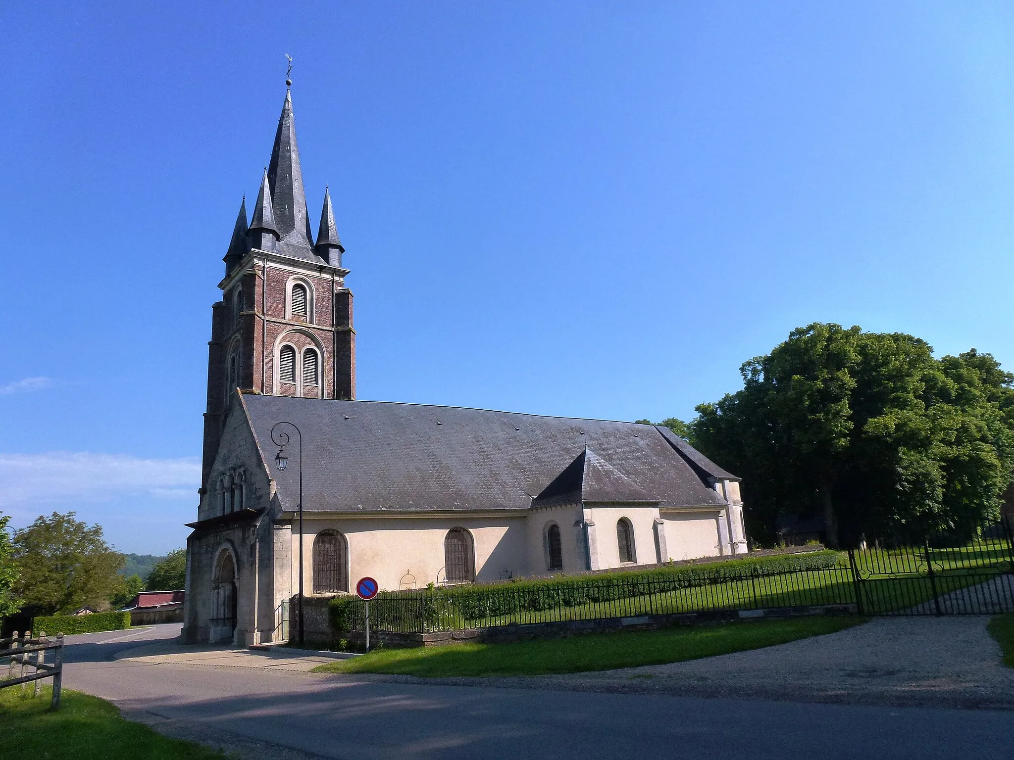 Photo showing: Fontaine-l'Abbé (Eure, Fr) église Saint-Jean-Baptiste