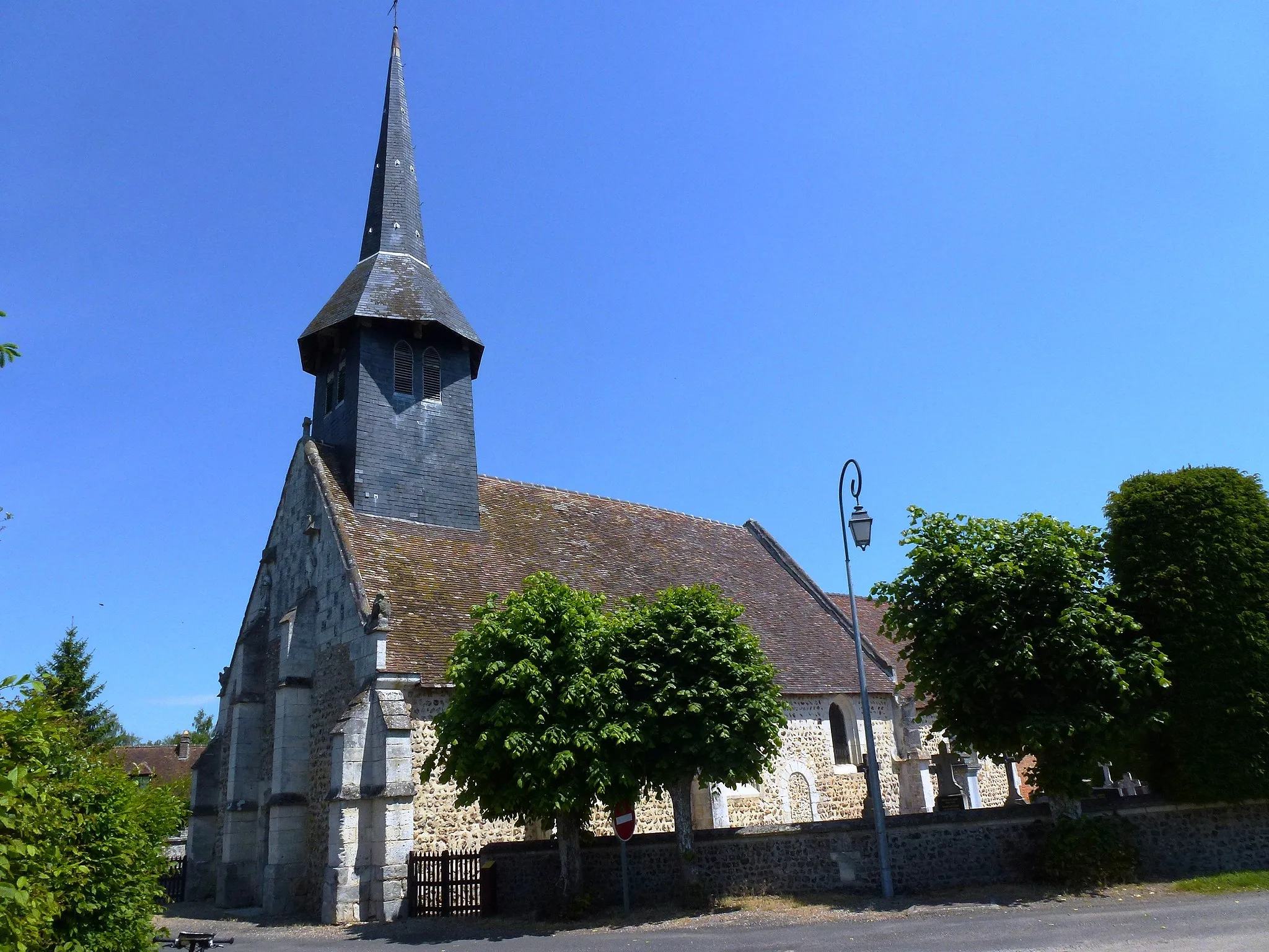 Photo showing: La Houssaye (Eure, Fr) église Saint-Aignan