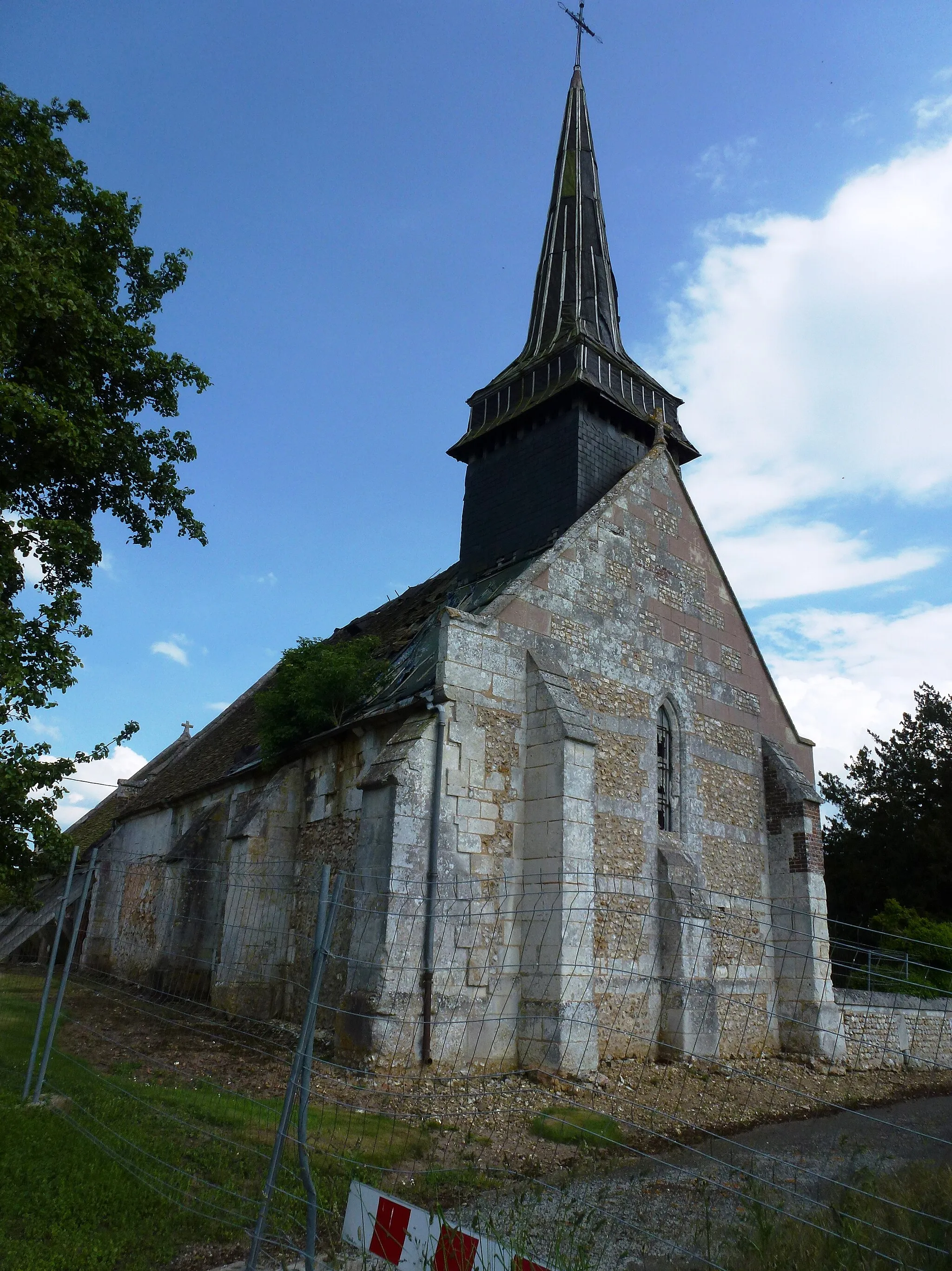 Photo showing: Le Plessis-Sainte-Opportune (Eure, Fr) église Sainte-Opportune de Sainte-Opportune-la-Campagne