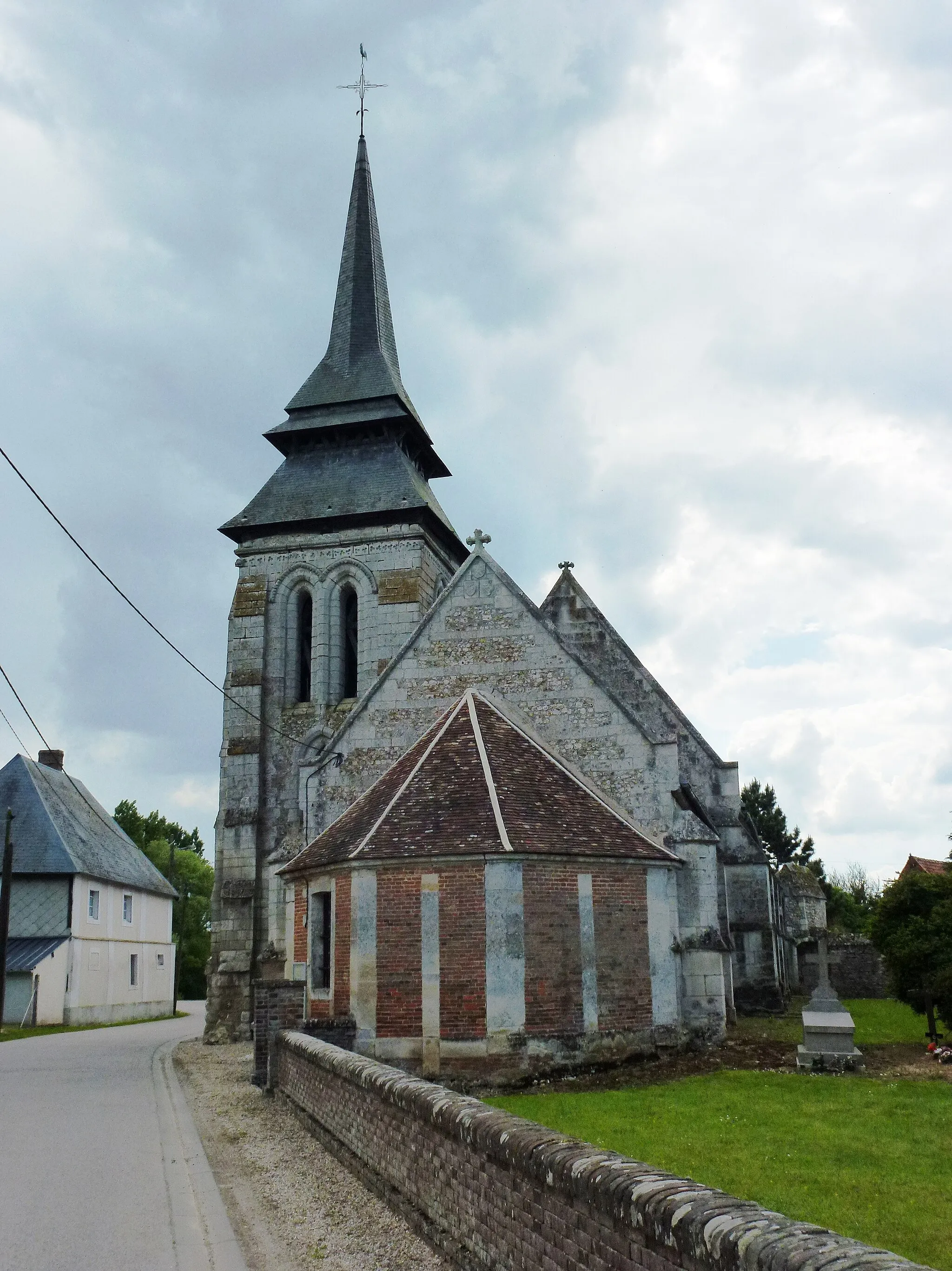 Photo showing: Le Plessis-Sainte-Opportune (Eure, Fr) église Saint-André du Plessis