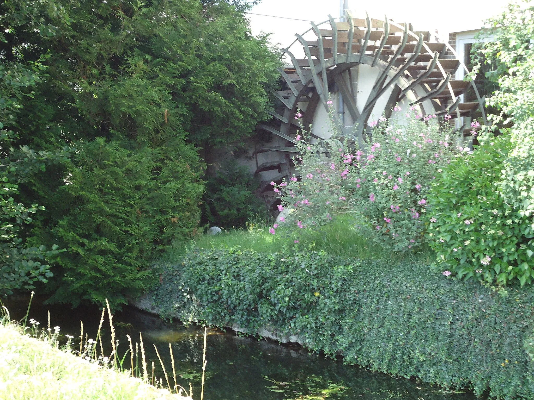 Photo showing: La roue du Moulin Mulot - Sylvains-les-Moulins - Eure (27)