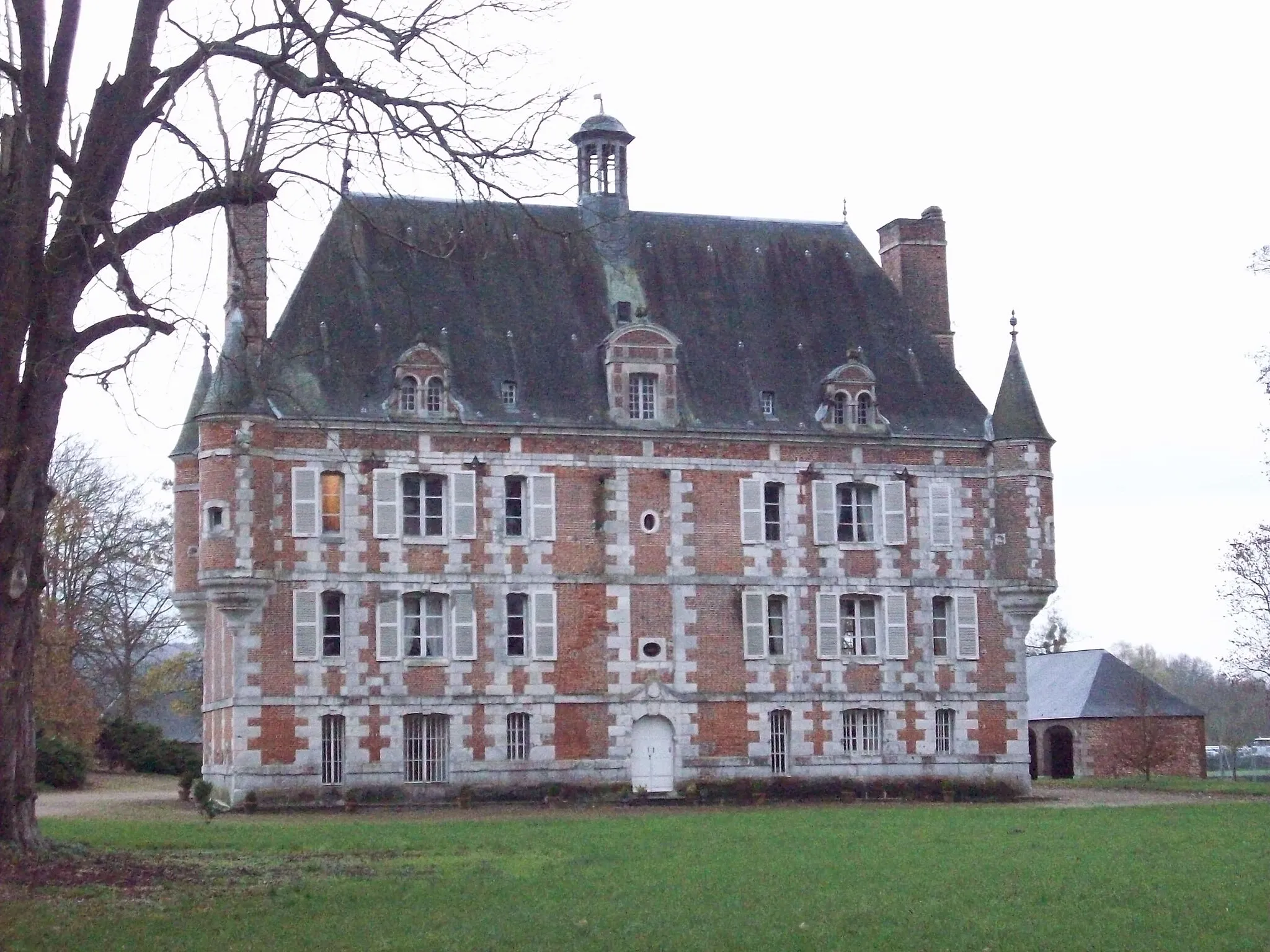 Photo showing: Château de Canteloup, entre Romilly-sur-Andelle et Amfreville-sous-les-Monts, près du hameau le Val-Pitant.