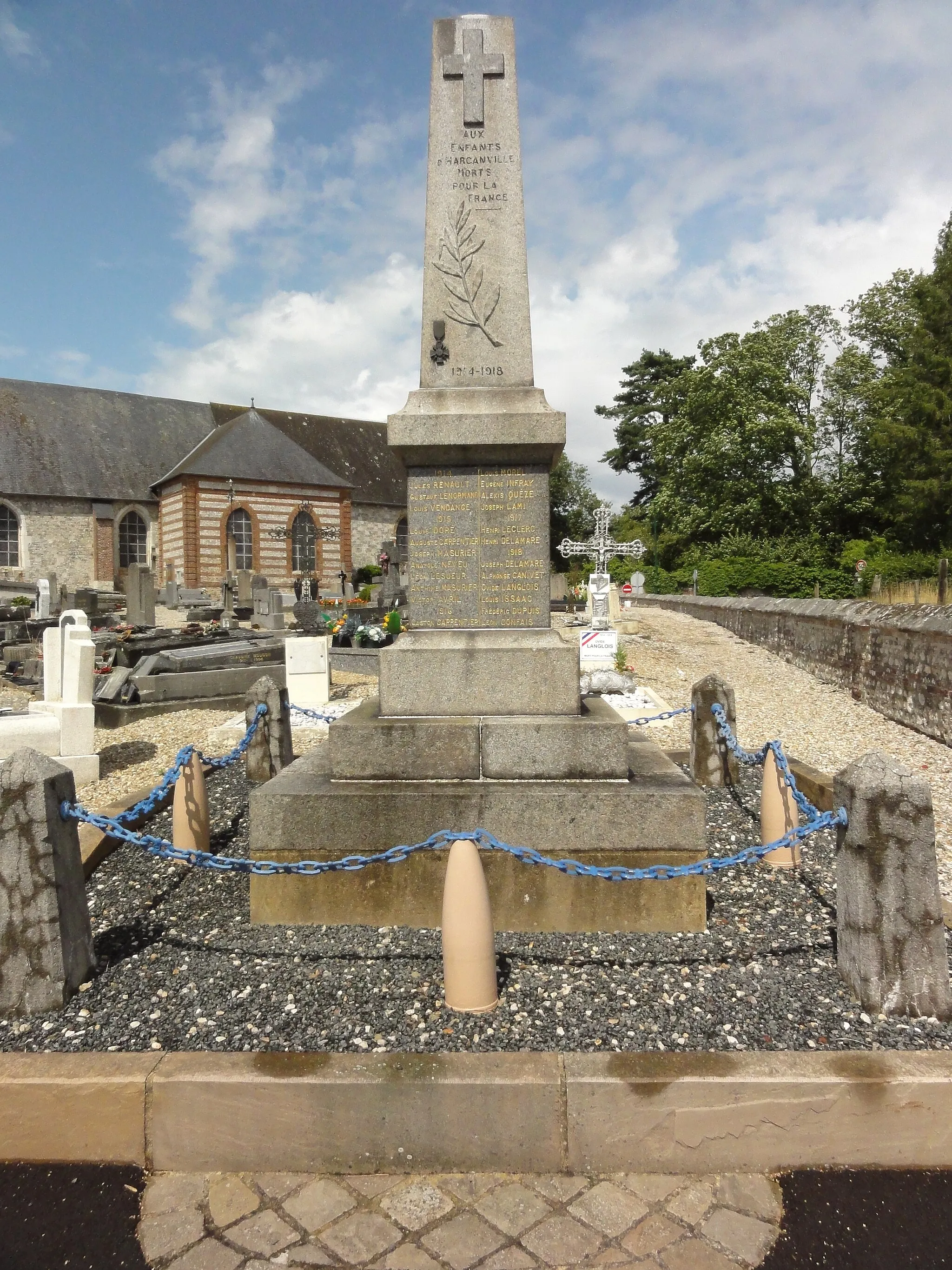 Photo showing: Harcanville (Seine-Mar.) monument aux morts