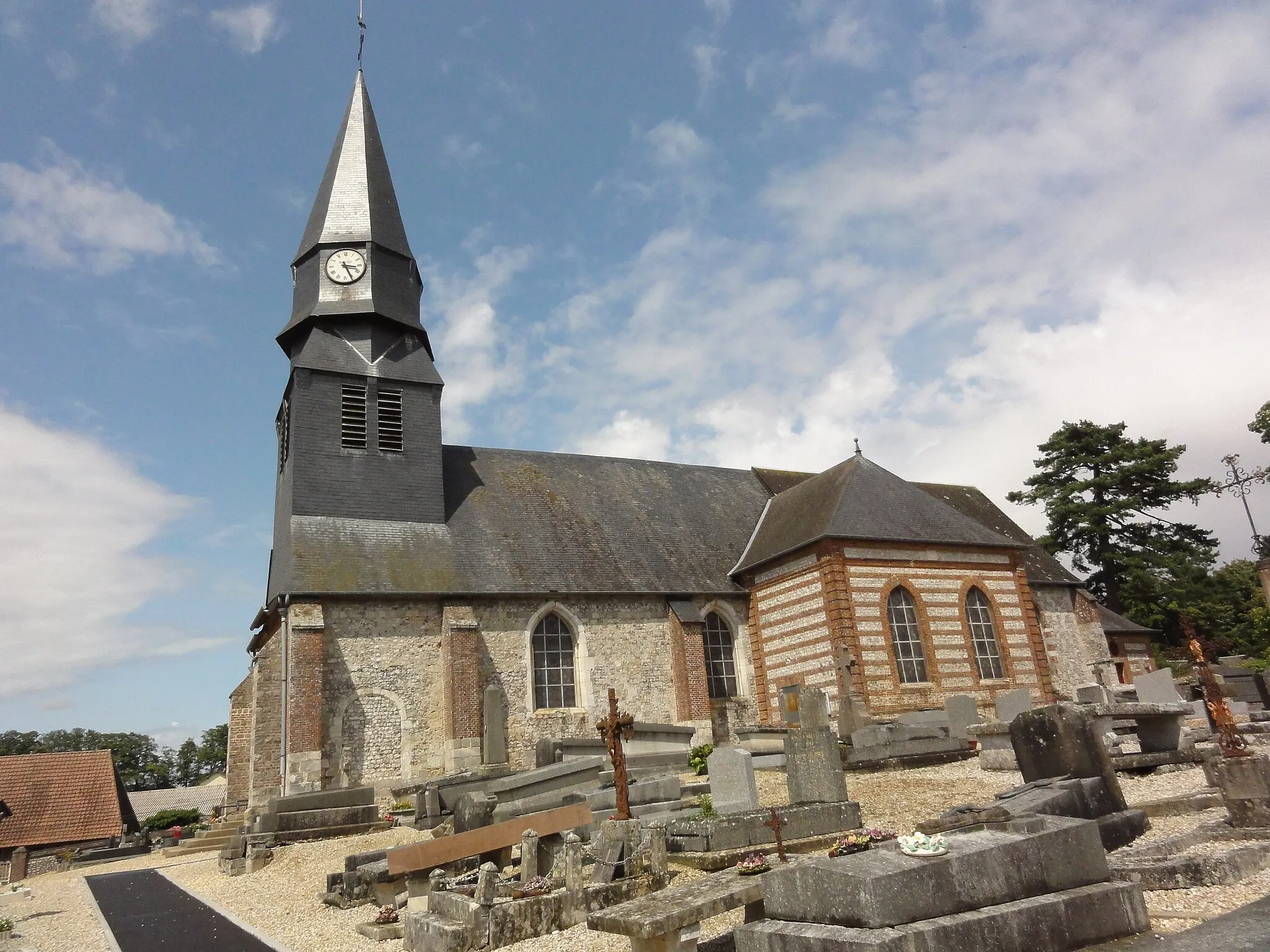 Photo showing: Harcanville (Seine-Mar.) église