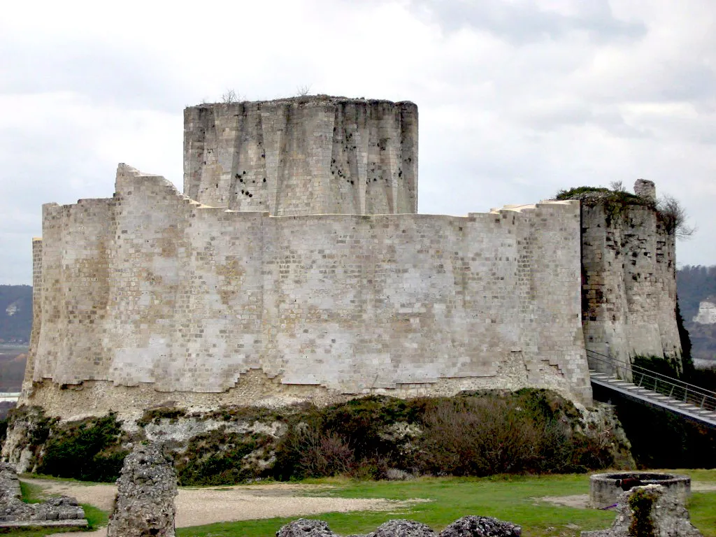 Photo showing: The donjon of Château-Gaillard, Eure, Normandy.
