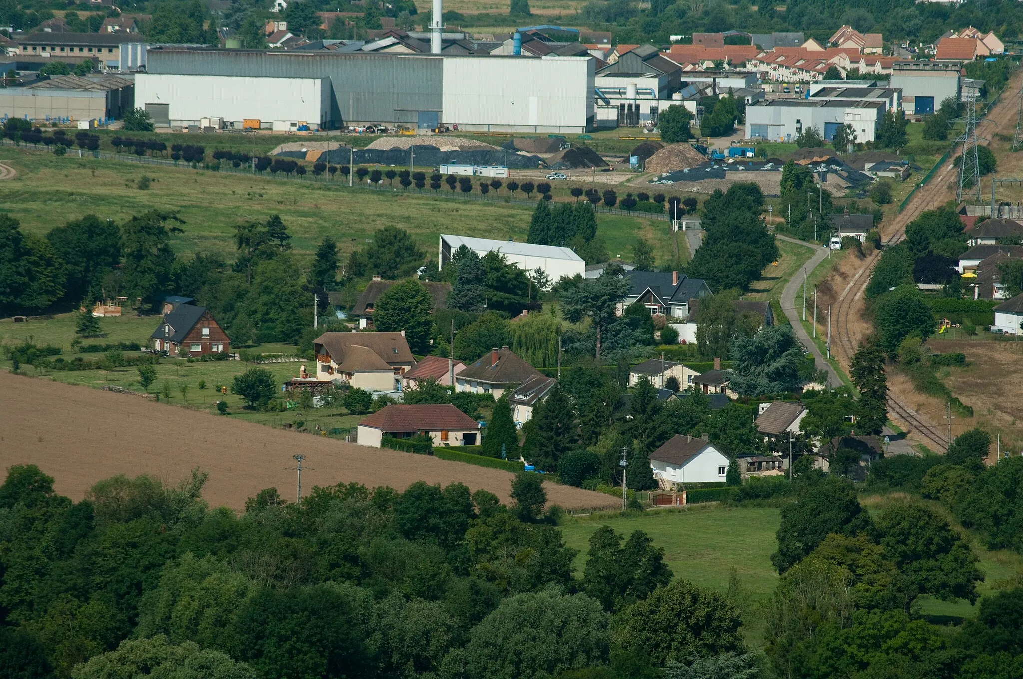 Photo showing: Photographie du Quartier Saint-Martin depuis la colline des Deux-Amants