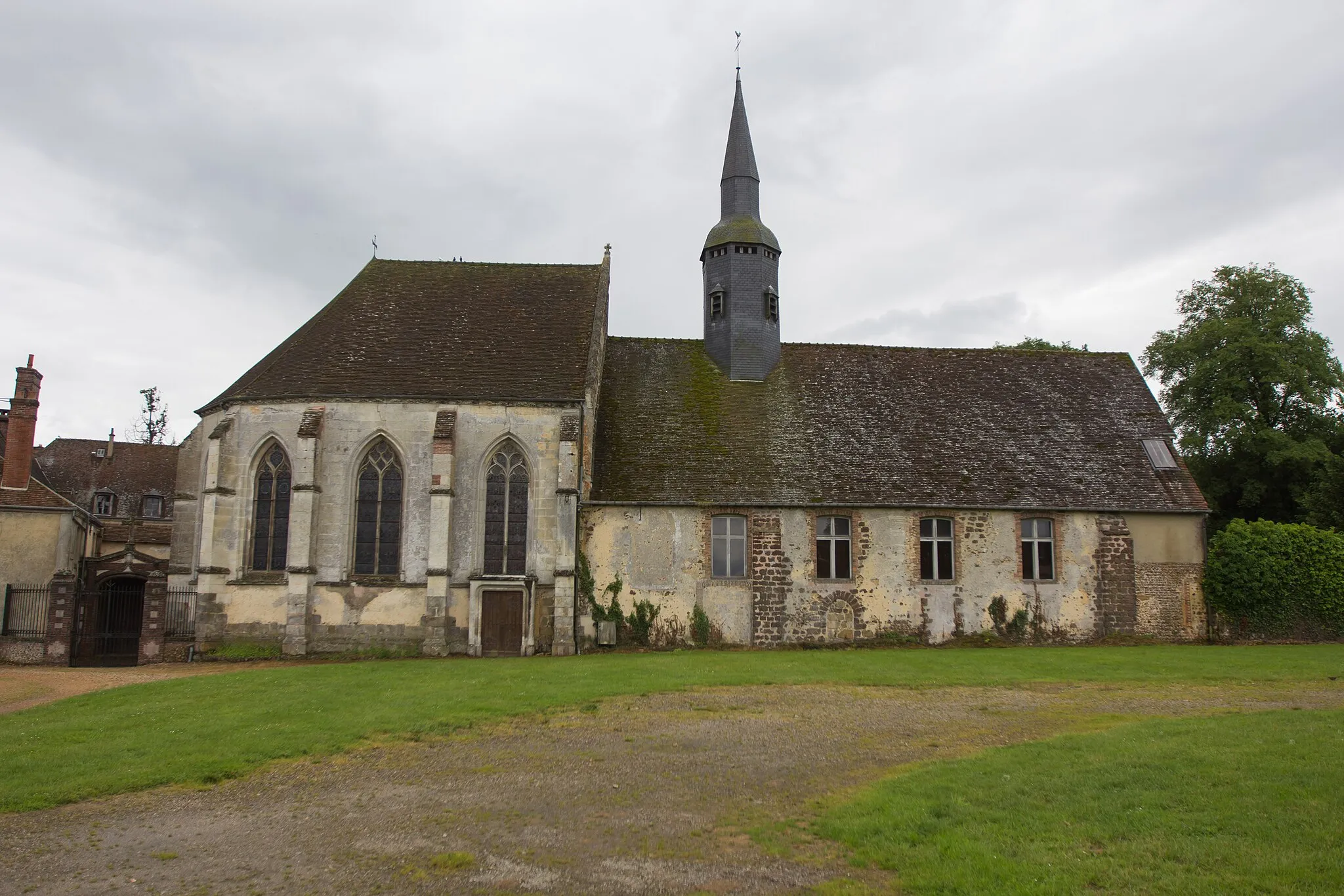 Photo showing: Vue de l'Abbaye Saint-Nicolas de Verneuil-sur-Avre // Verneuil-sur-Avre - Eure - France