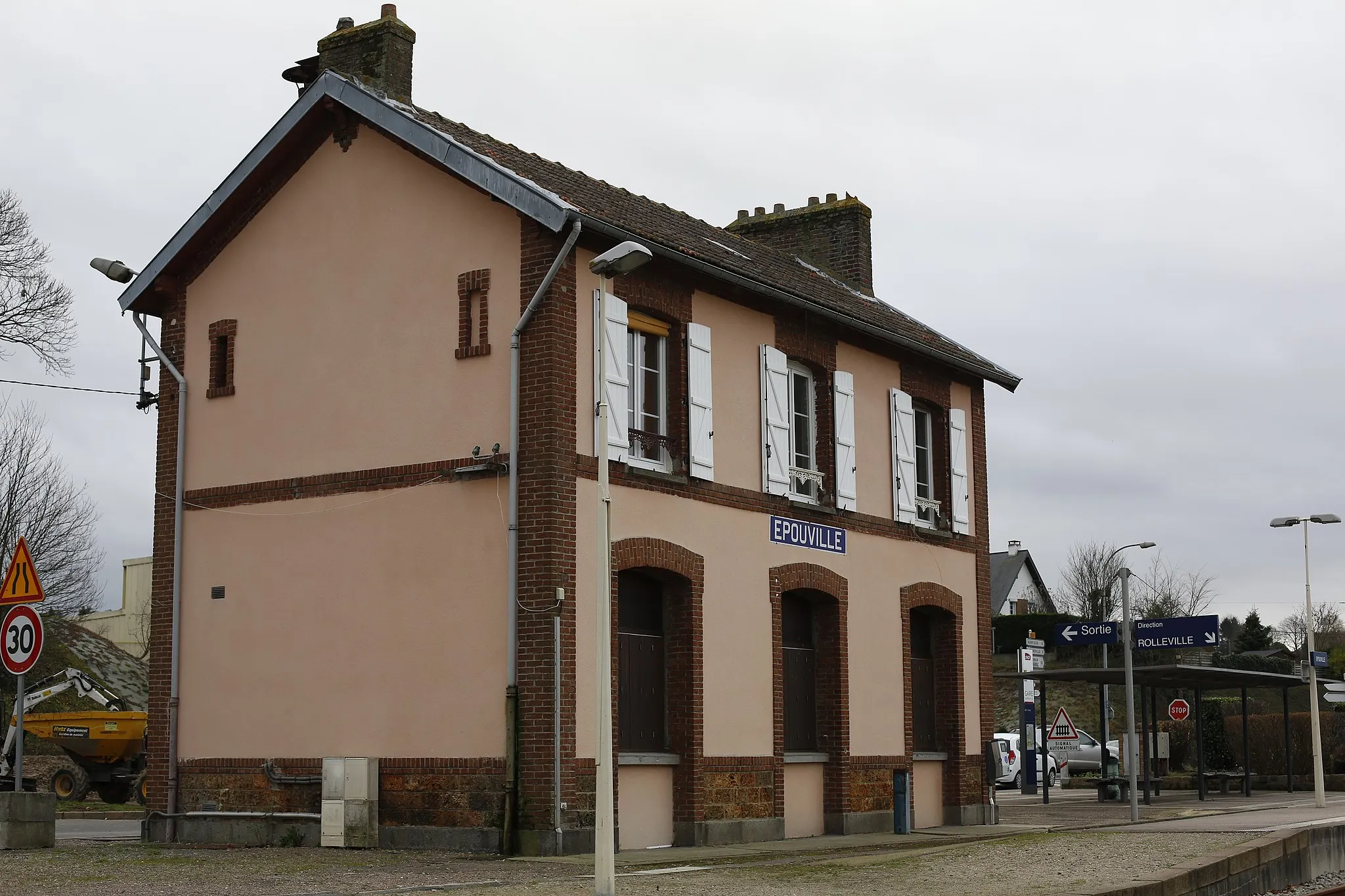 Photo showing: La gare d'Épouville.