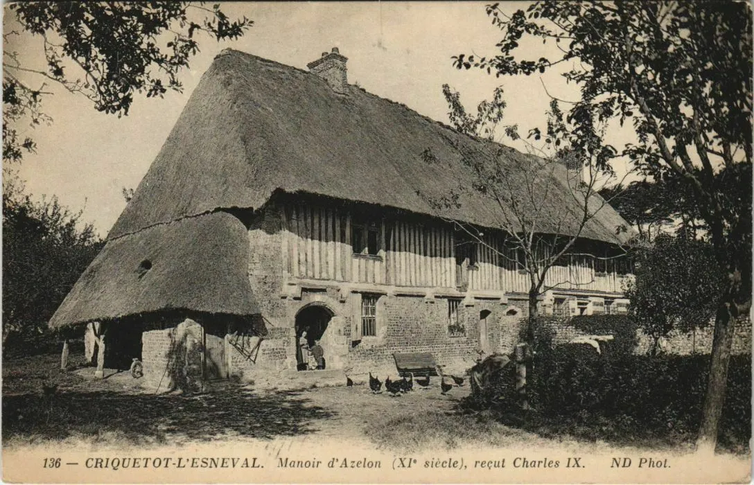 Photo showing: CPA manoir d'Alezonde Criquetot-l'Esneval