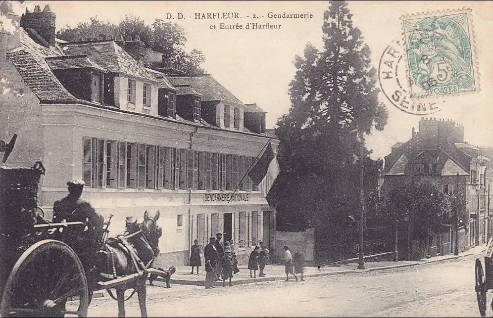 Photo showing: Entrée de la ville en 1905