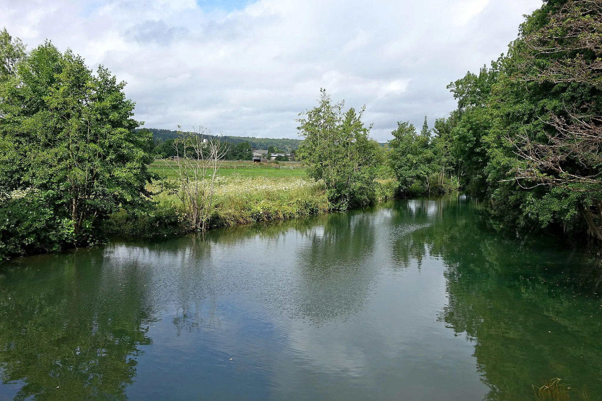 Photo showing: La Risle à Beaumont-le-Roger, Eure, France