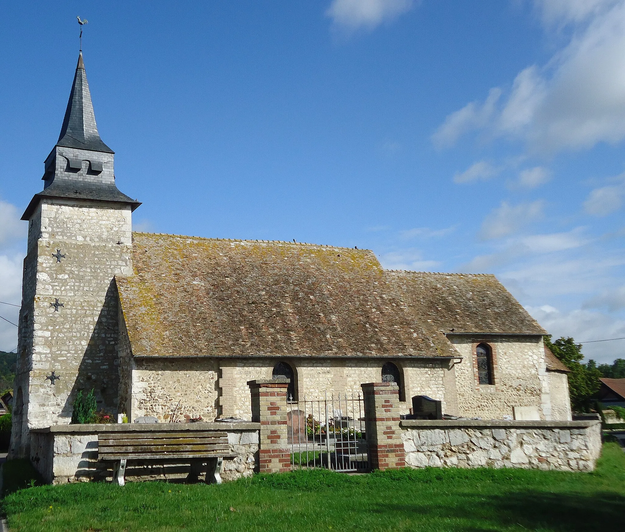 Photo showing: Eglise Saint-Denis - Bernières-sur-Seine - Eure (27)