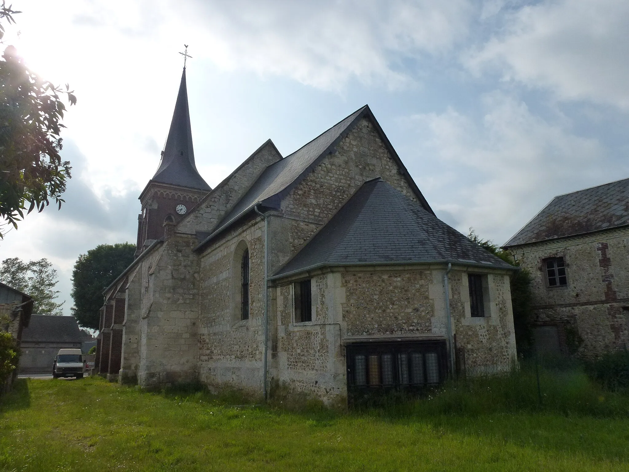 Photo showing: Quittebeuf (Eure, Fr) église, vue arrière