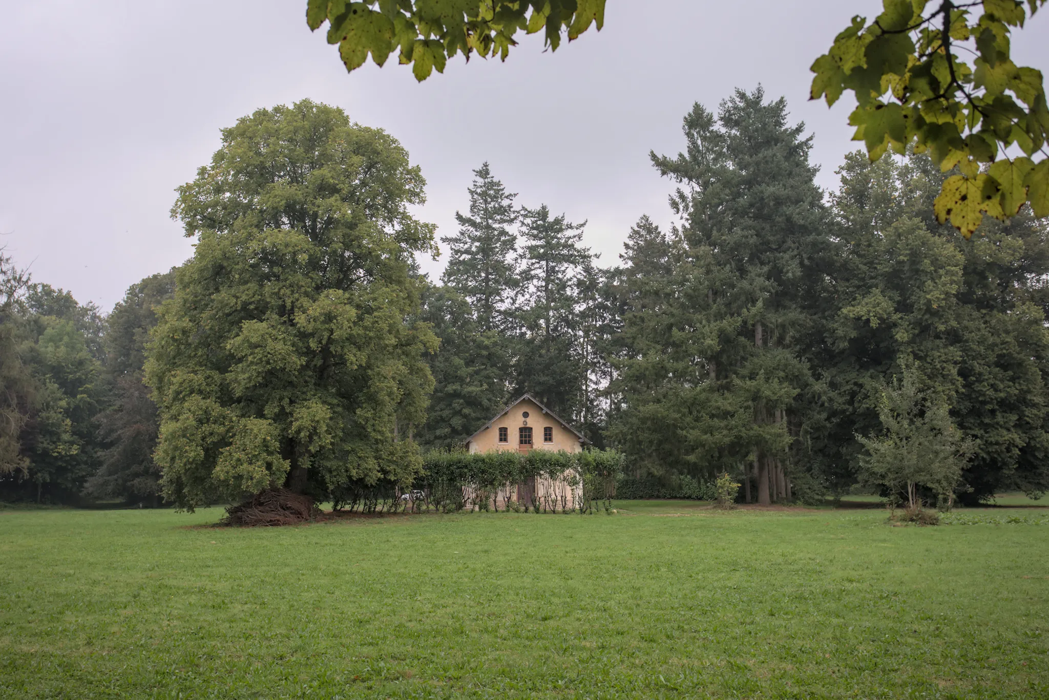 Photo showing: and the gîte. In the park of Château de Brumare.