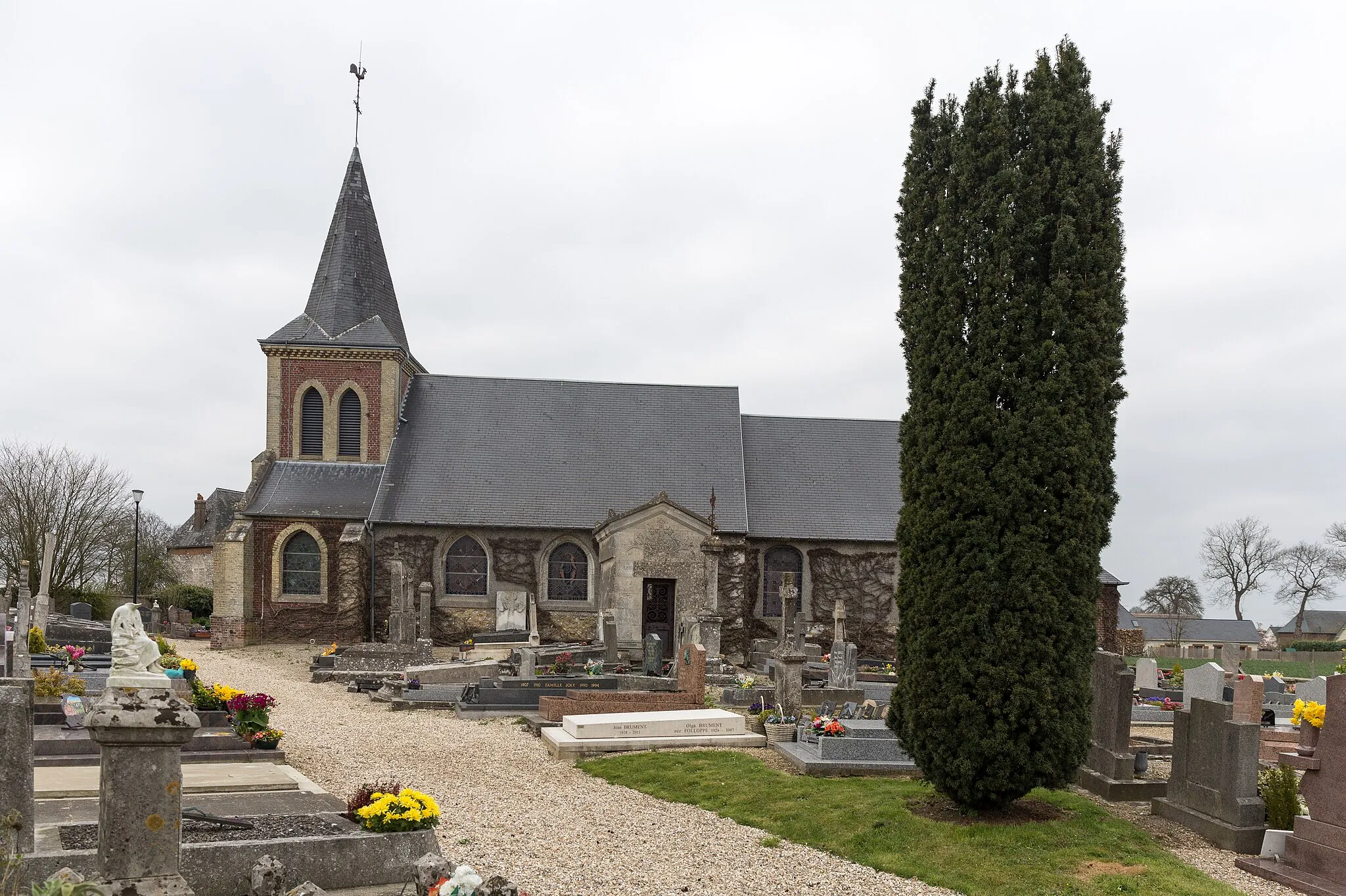 Photo showing: Église Saint-Amand d'Anquetierville.