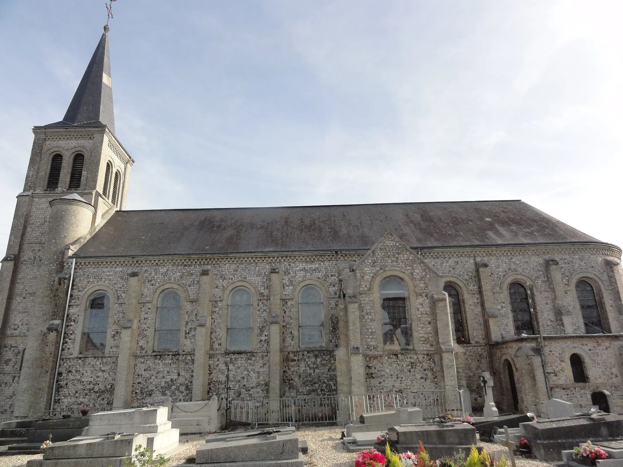 Photo showing: Sainte-Marguerite-sur-Fauville (Seine-Mar.) église