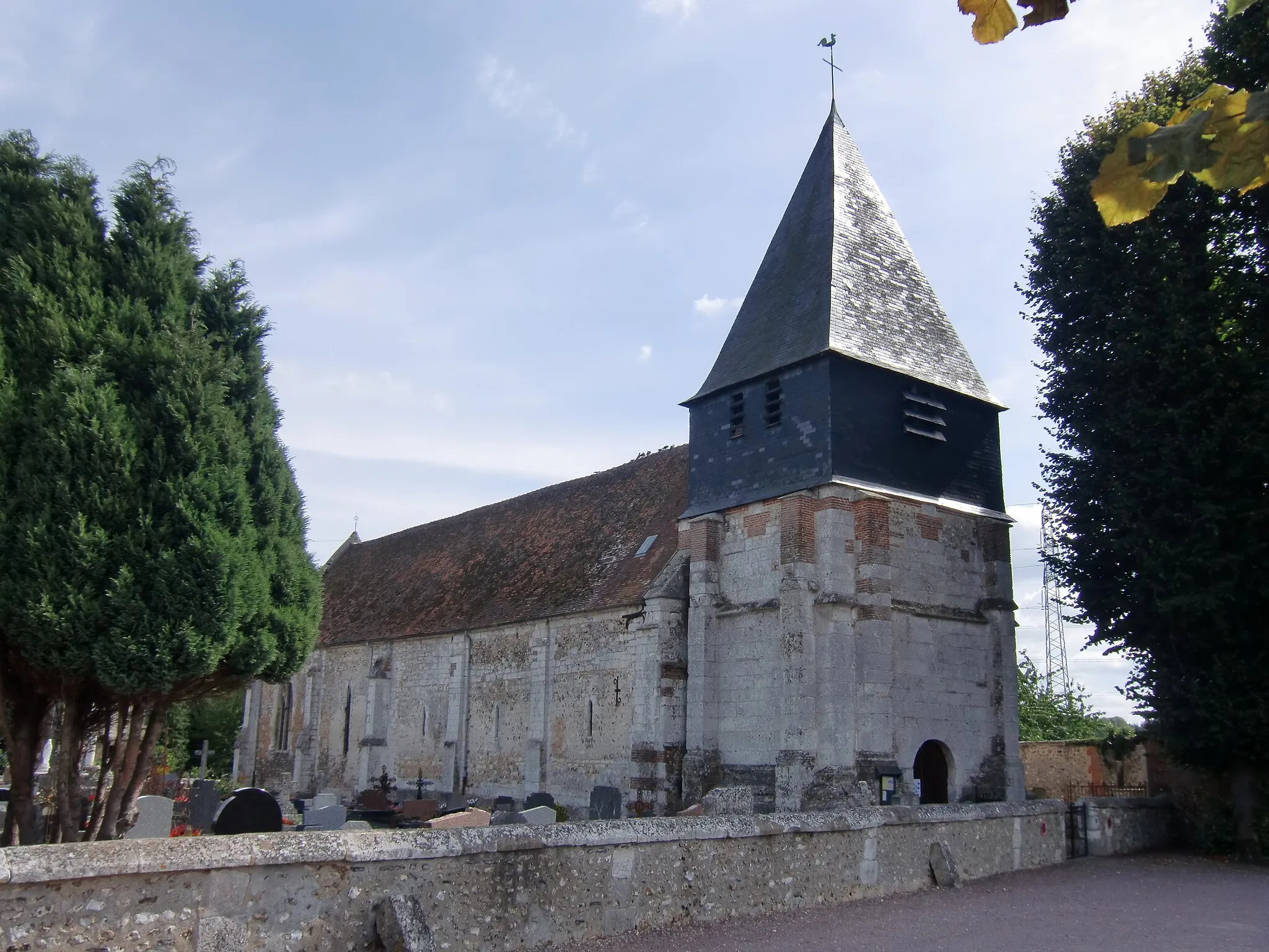 Photo showing: église de Notre-Dame de l'Assomption, Caumont (Eure, Normandie, France)