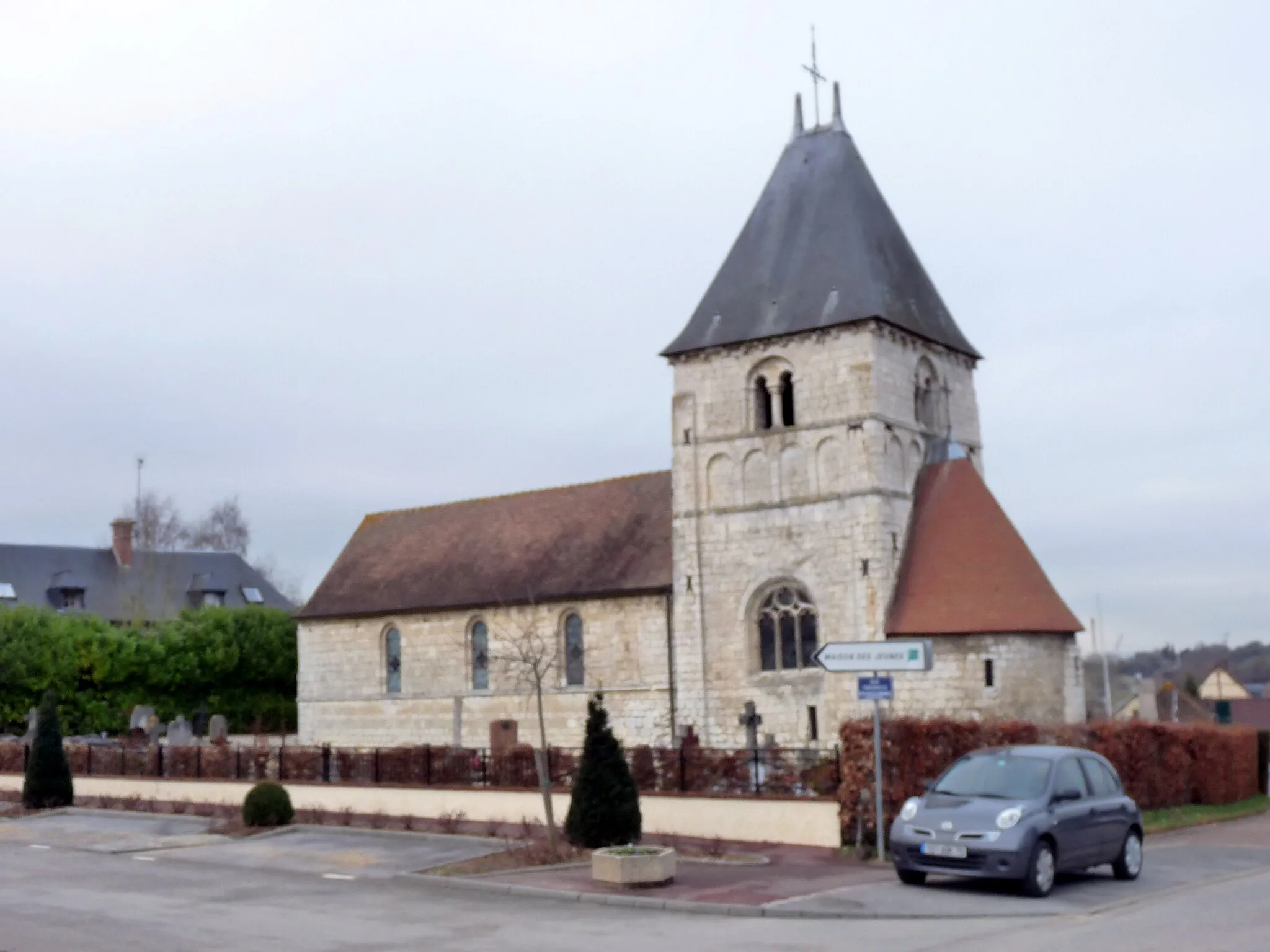 Photo showing: This building is indexed in the base Mérimée, a database of architectural heritage maintained by the French Ministry of Culture, under the reference PA00101092 .