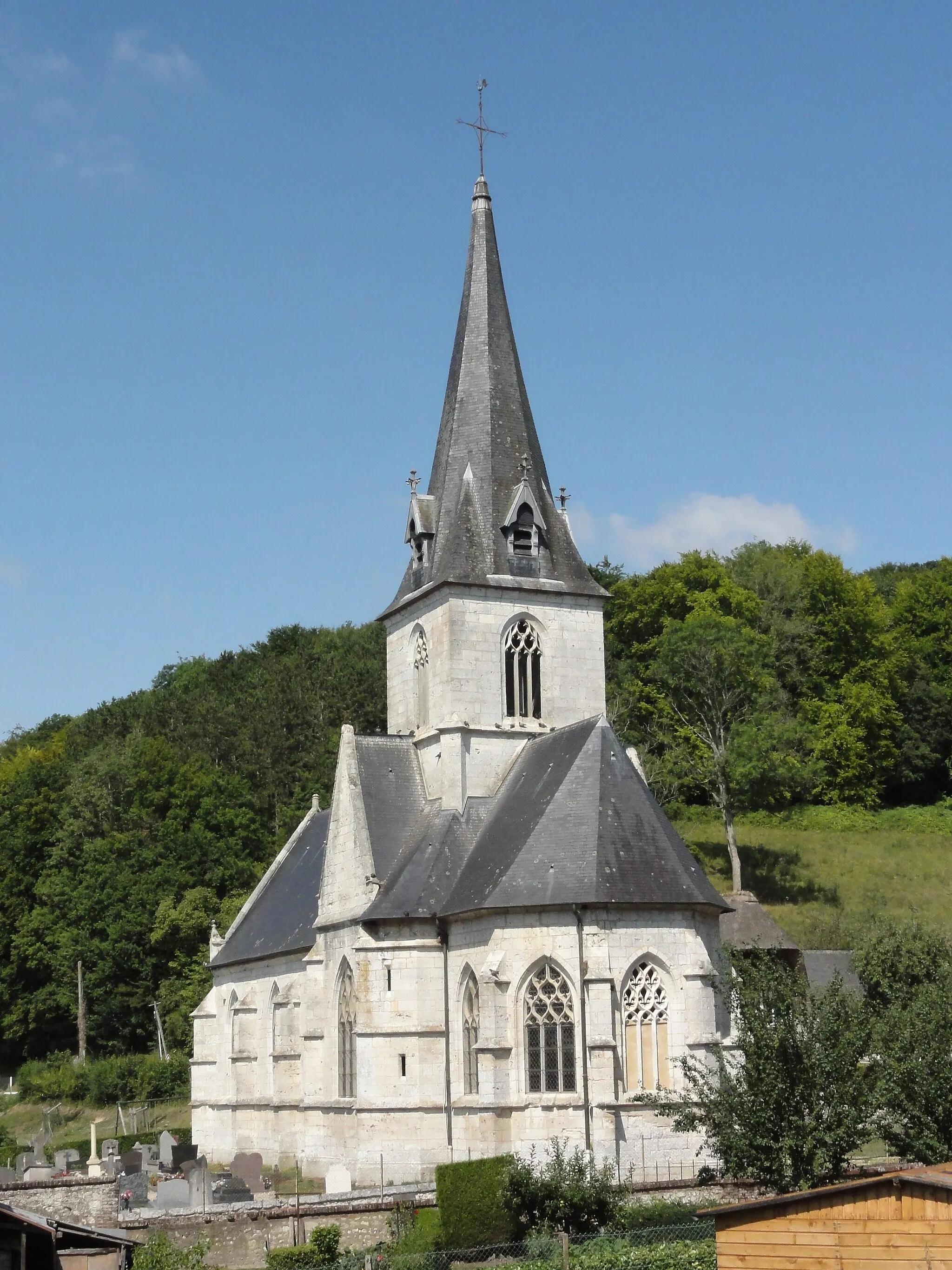 Photo showing: Maulévrier-Sainte-Gertrude (Seine-Mar.) église Sainte-Gertrude
