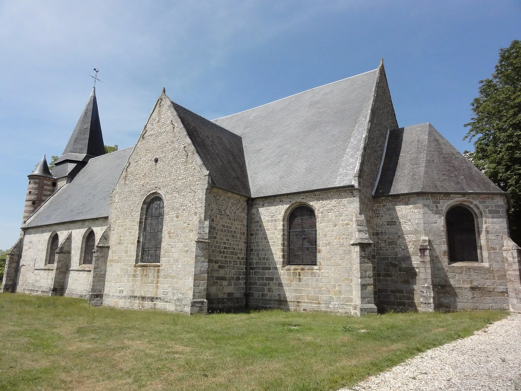 Photo showing: Bosville (Seine-Mar.) Église Saint-Samson
