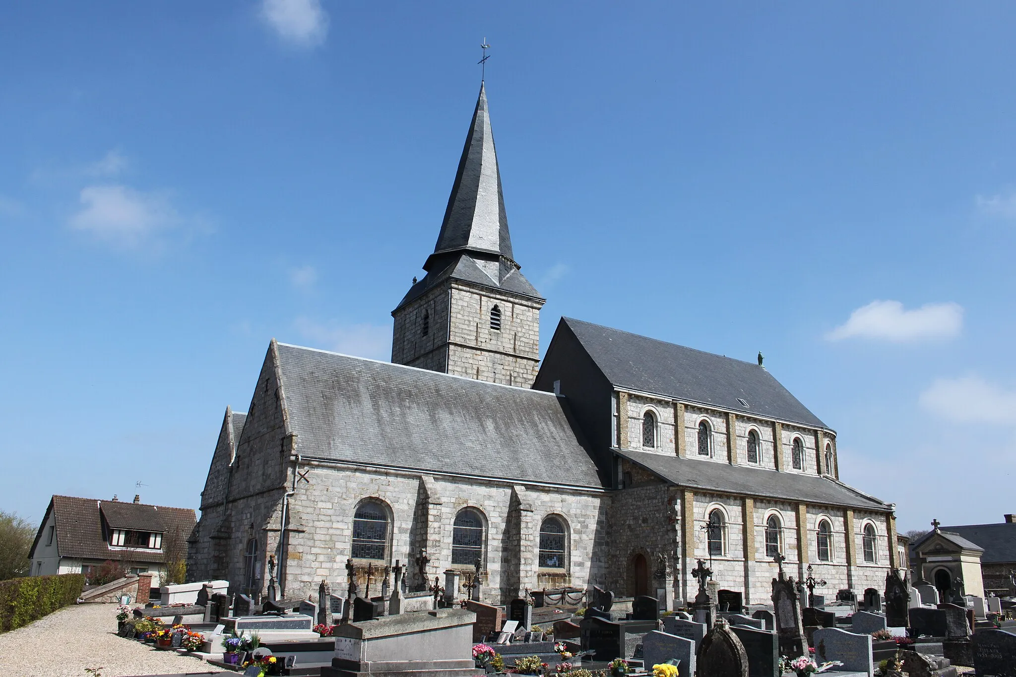Photo showing: Église Saint-Martin d'Angiens, Seine-Maritime.