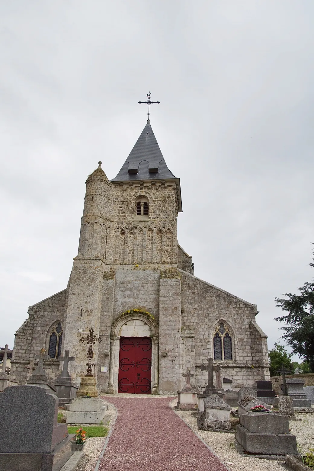 Photo showing: église St aubin