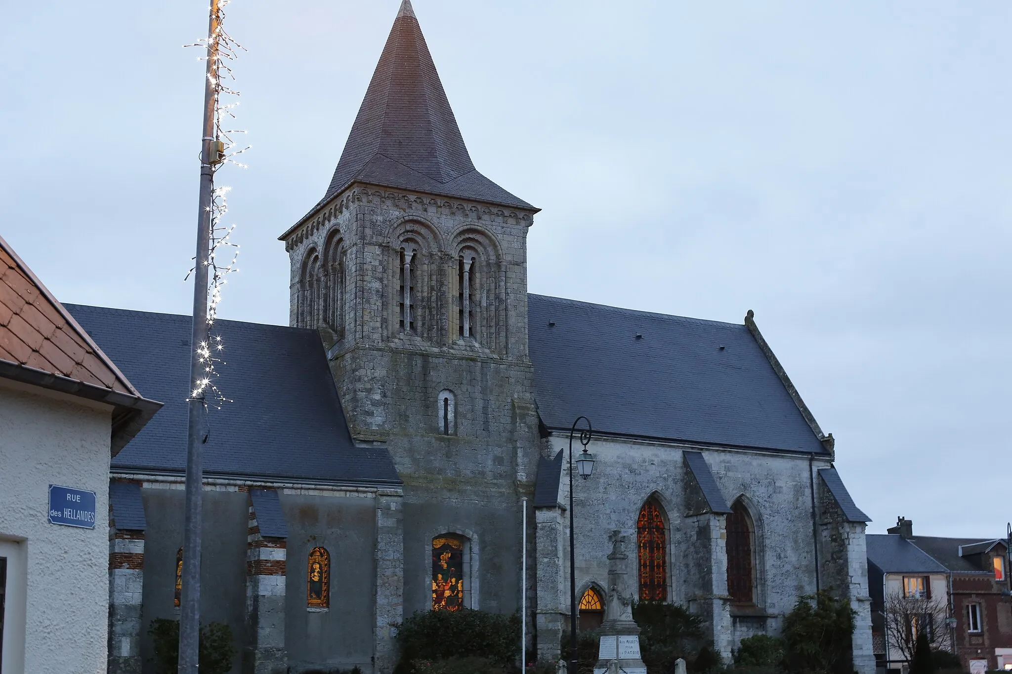 Photo showing: Church of Angerville-l'Orcher.