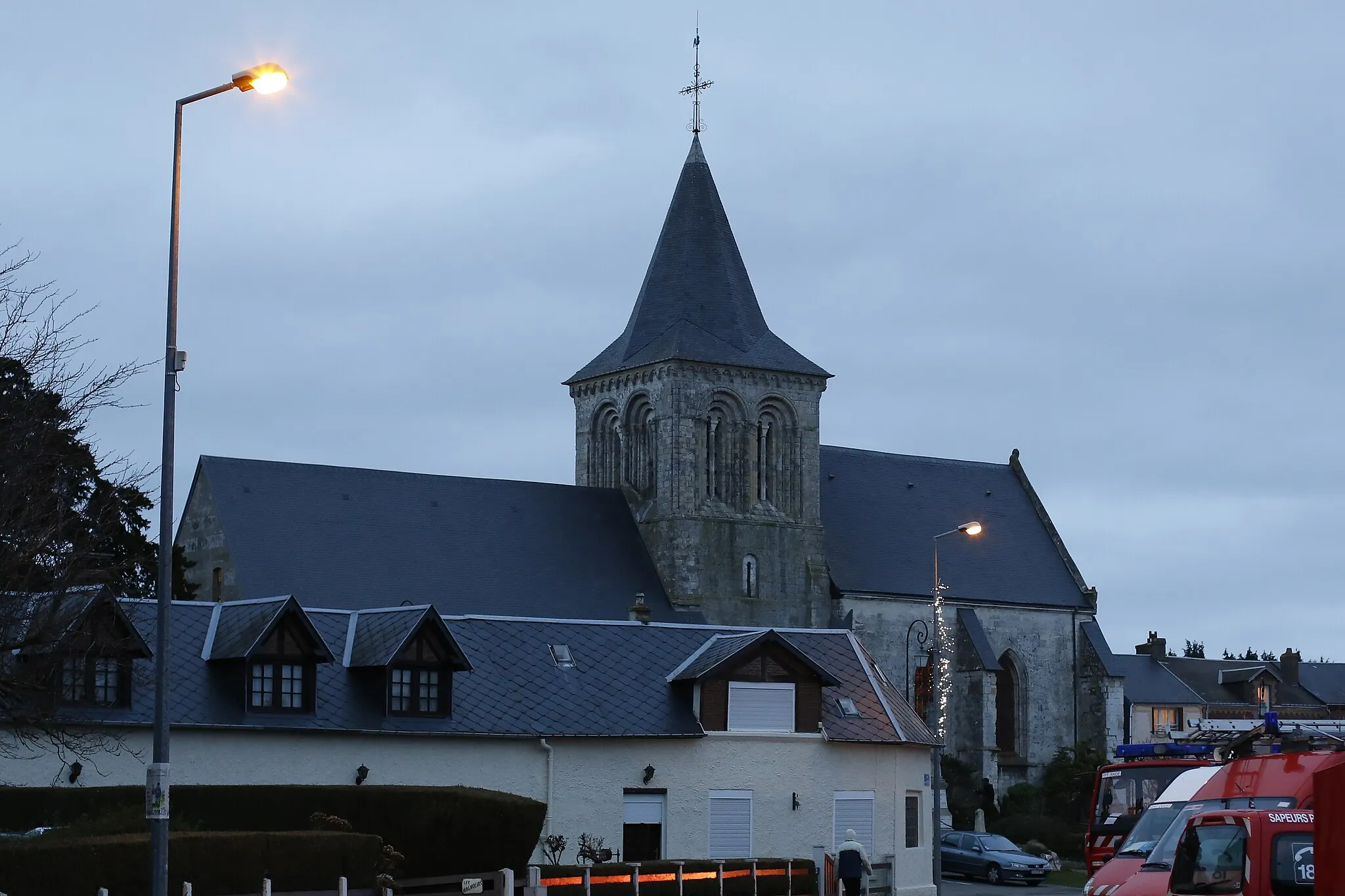 Photo showing: Church of Angerville-l'Orcher.