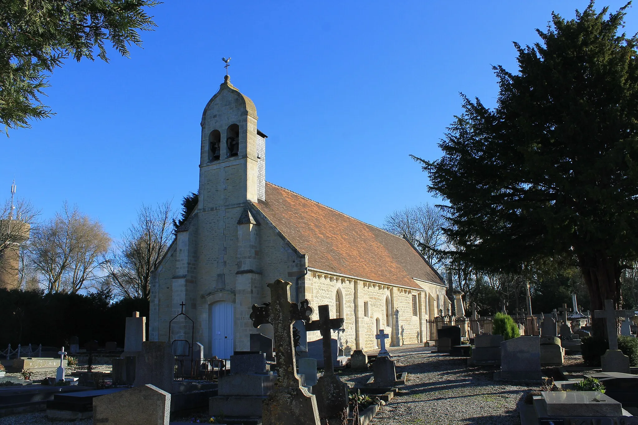 Photo showing: Église Saint-Germain de Merville-Franceville-Plage (Calvados)