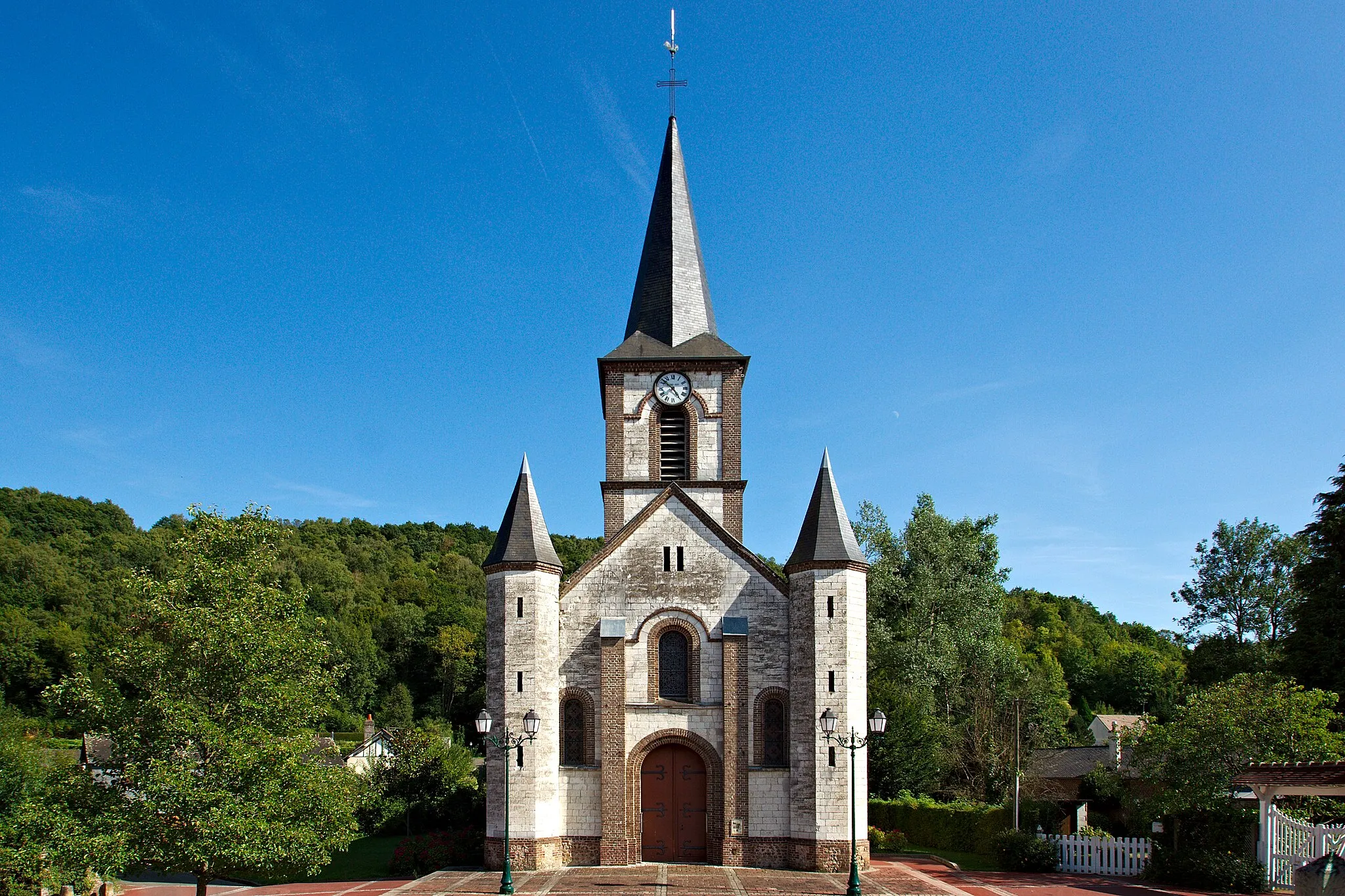 Photo showing: Église Saint-Martin de Saint-Martin-du-Vivier, rue de l’Ancien-Presbytère
