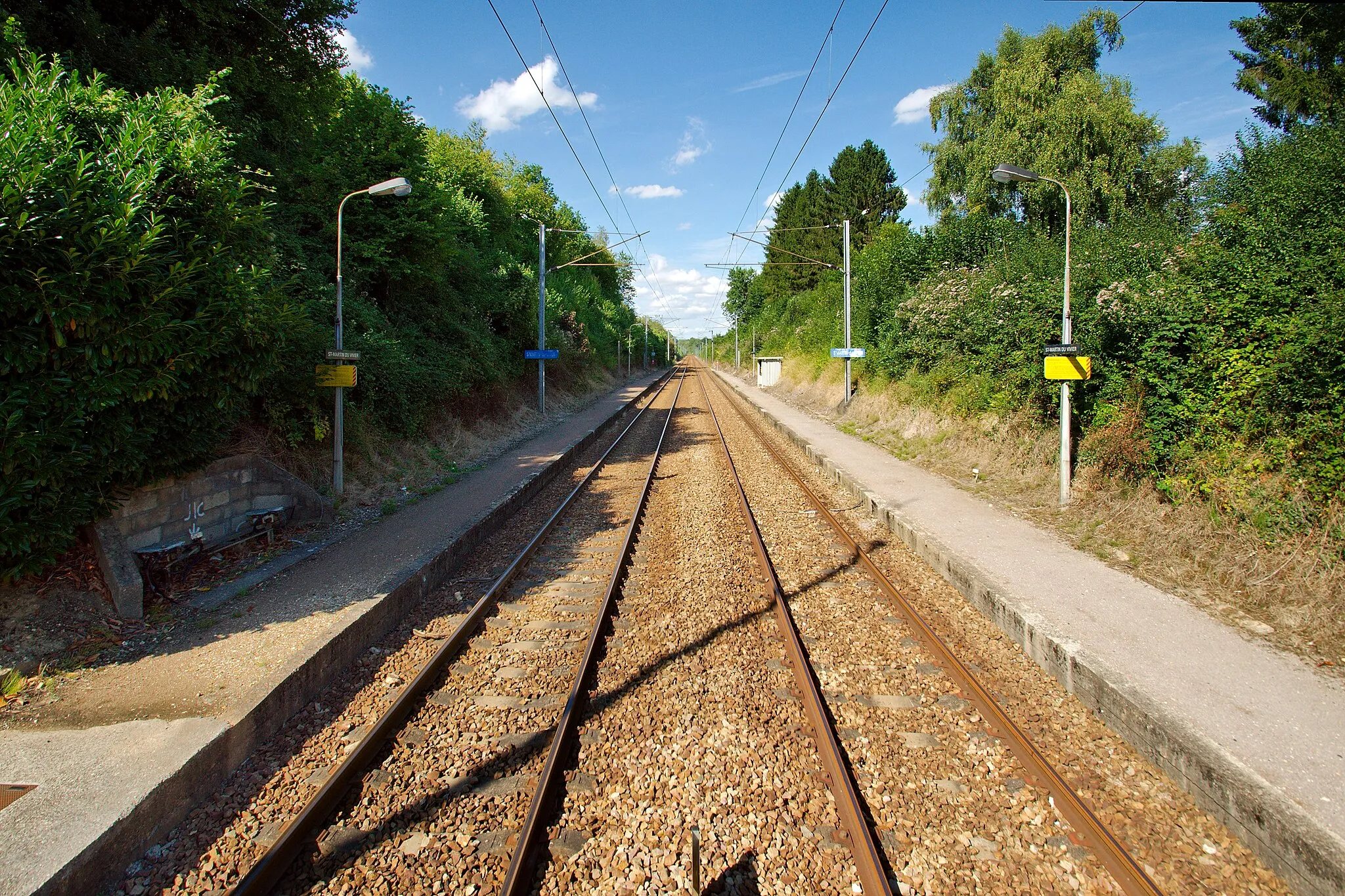 Photo showing: Gare SNCF de Saint-Martin-du-Vivier