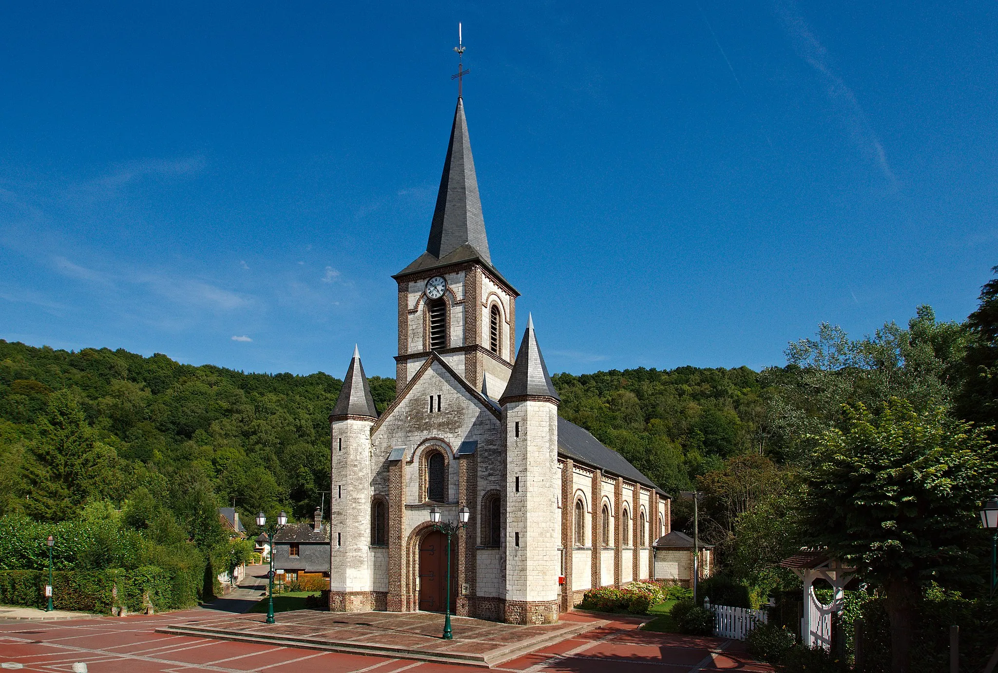 Photo showing: Église Saint-Martin de Saint-Martin-du-Vivier, rue de l’Ancien-Presbytère