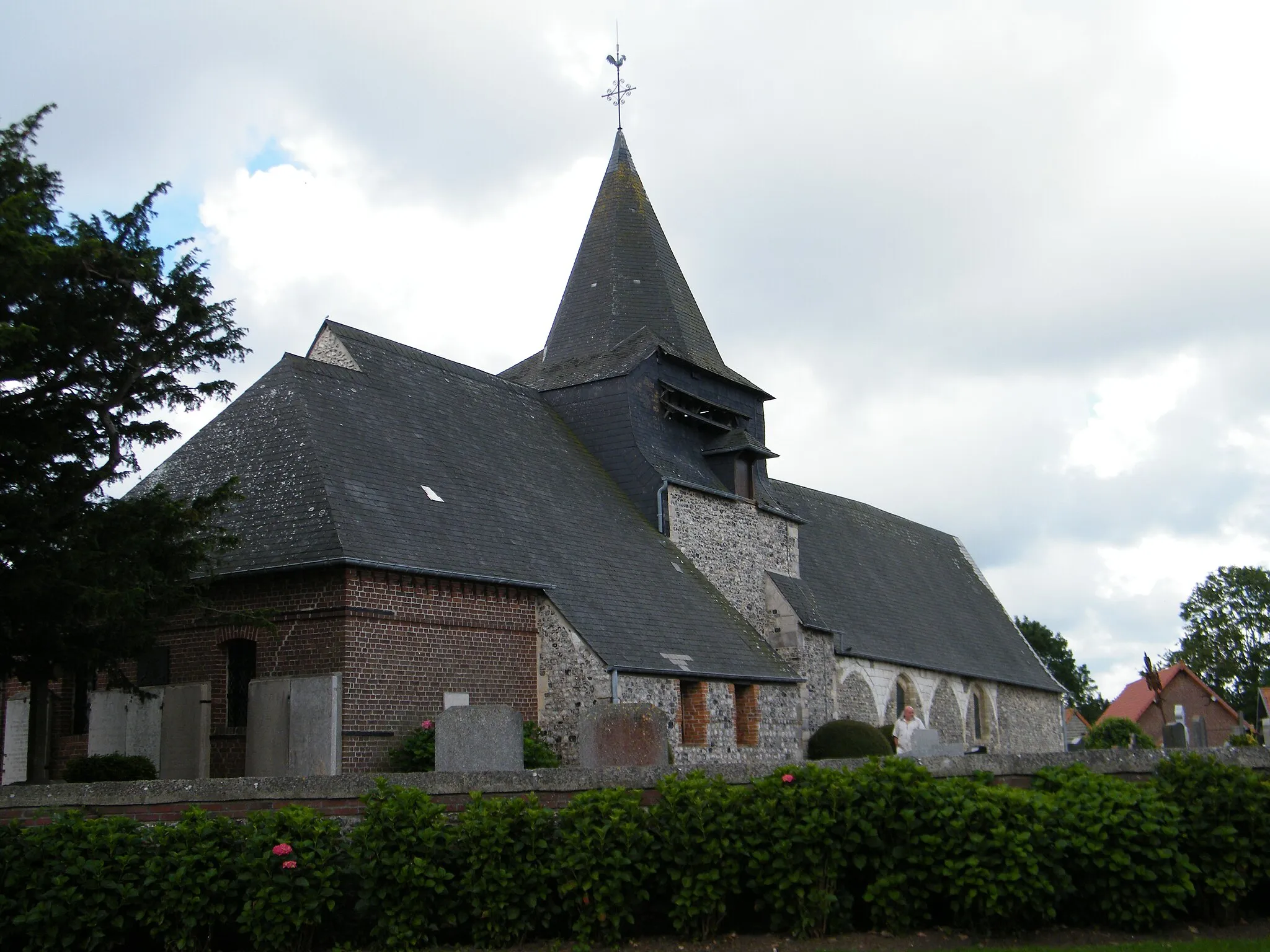 Photo showing: Belleville-sur-Mer, Seine-Maritime, France, église