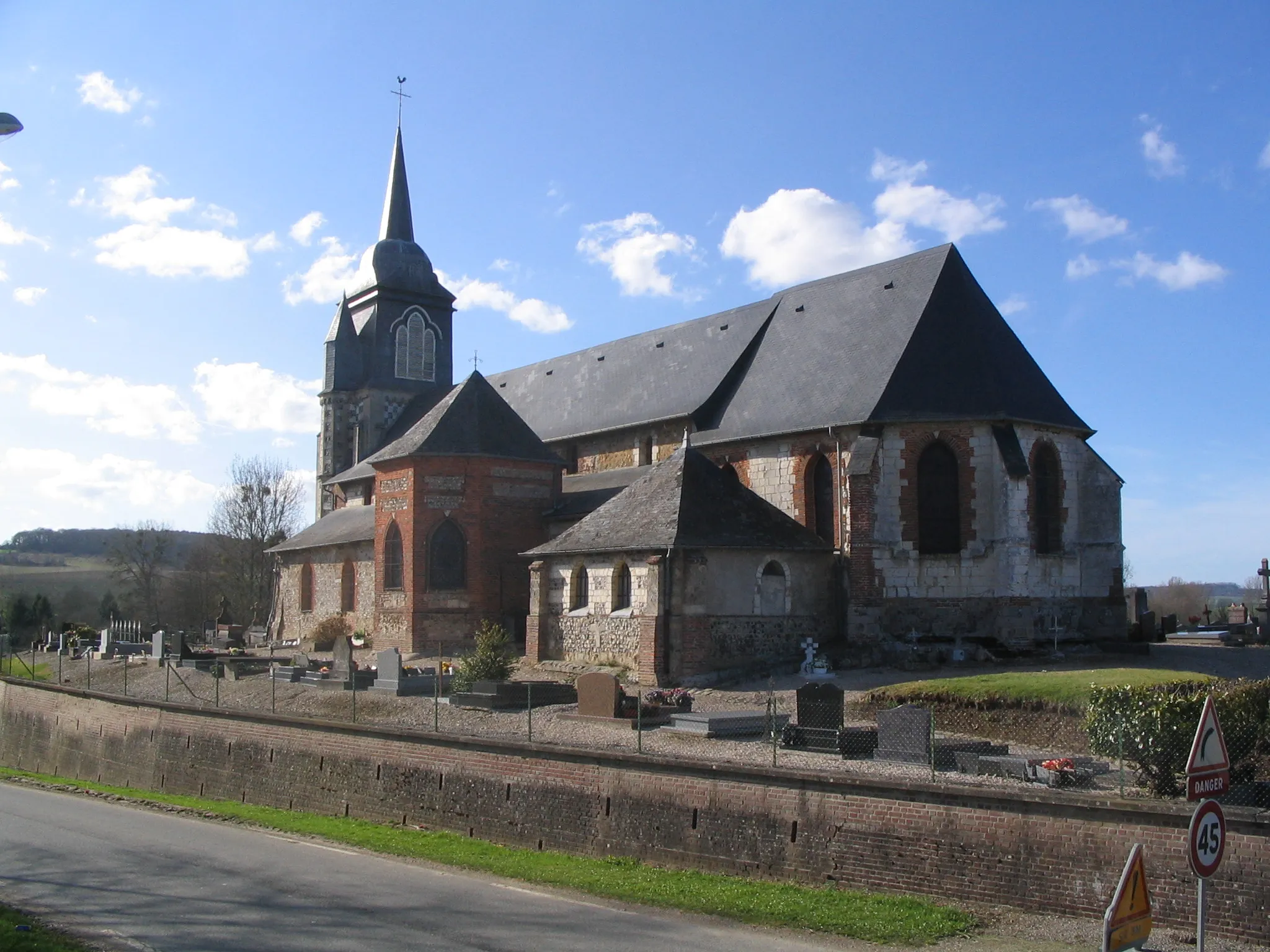 Photo showing: Grandcourt, Seine-Maritime, France, l'église