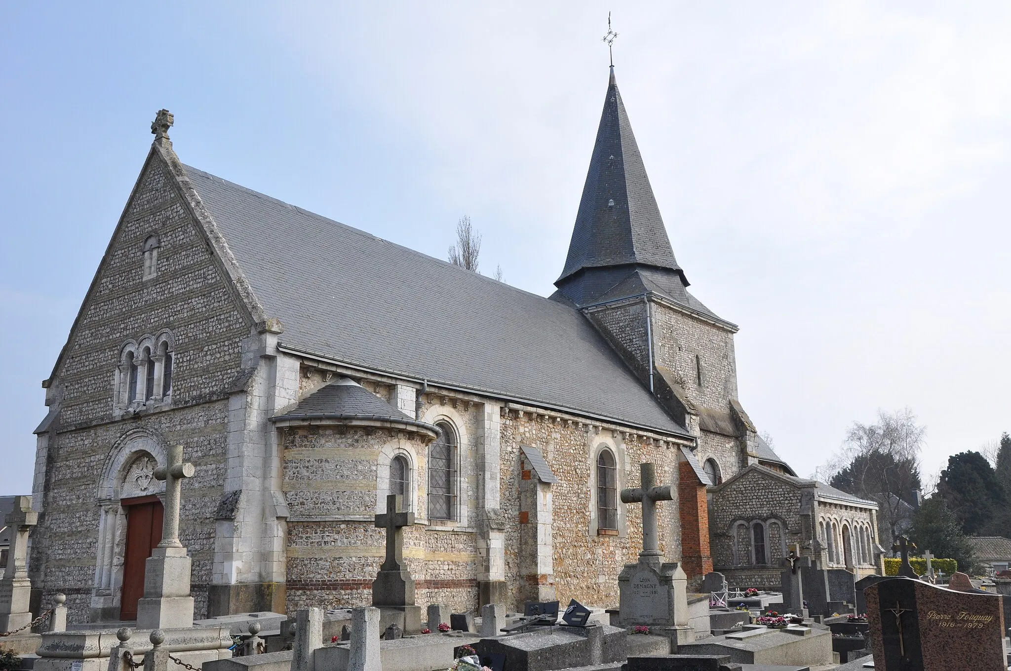 Photo showing: Church of  Étainhus (France, Normandy)