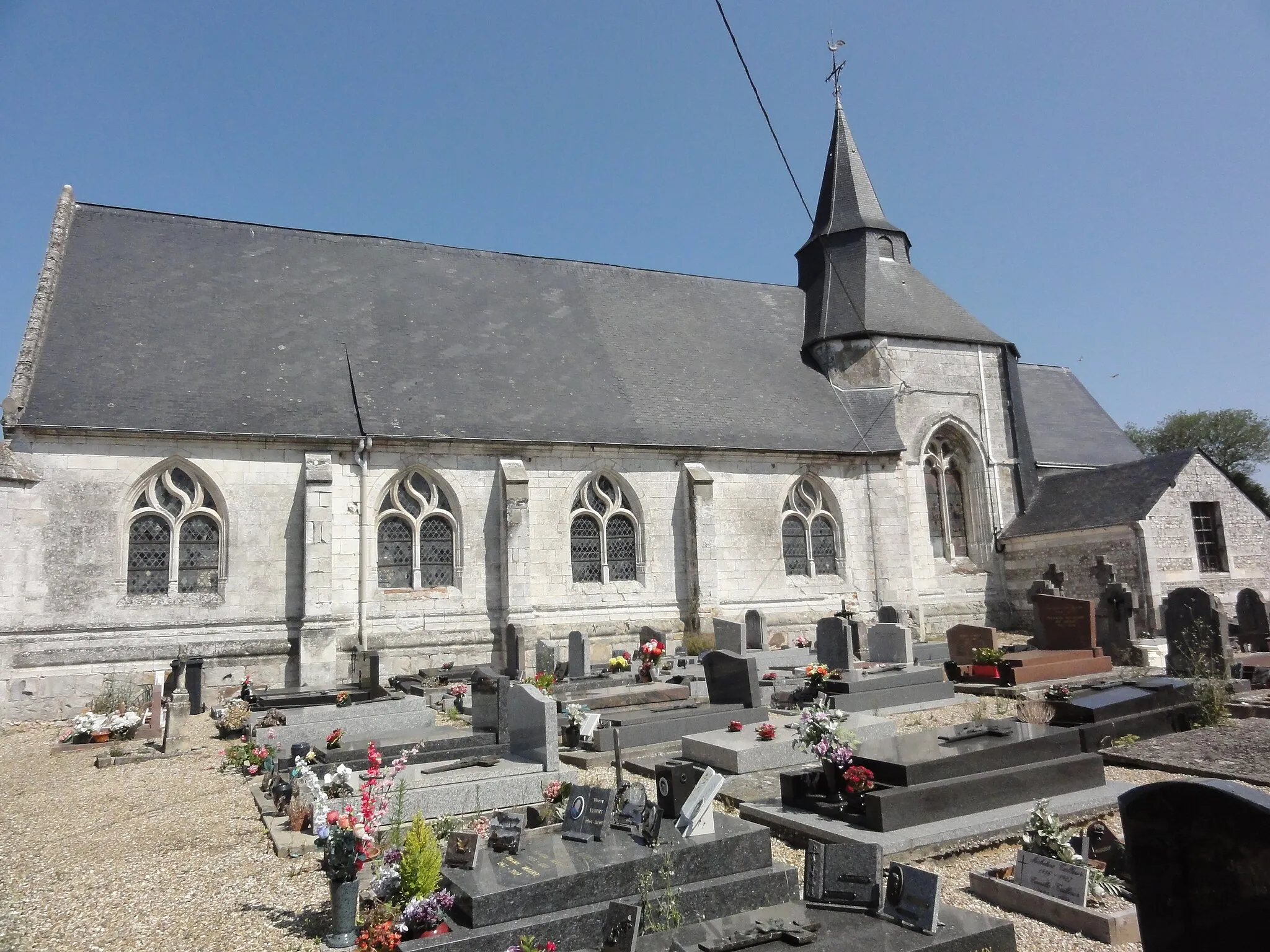Photo showing: Parc-d'Anxtot (Seine-Mar.) église
