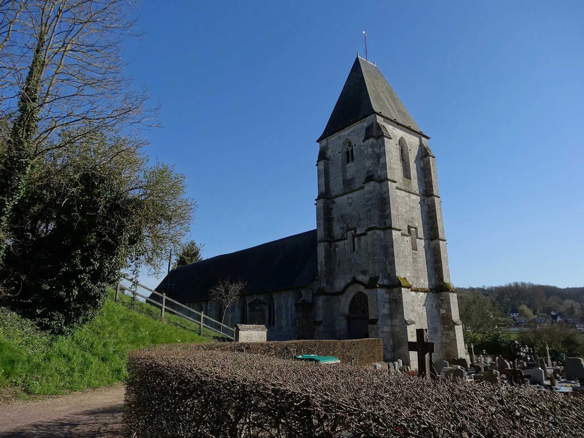 Photo showing: façade nord de l'église Notre Dame de Blangy-le-Château