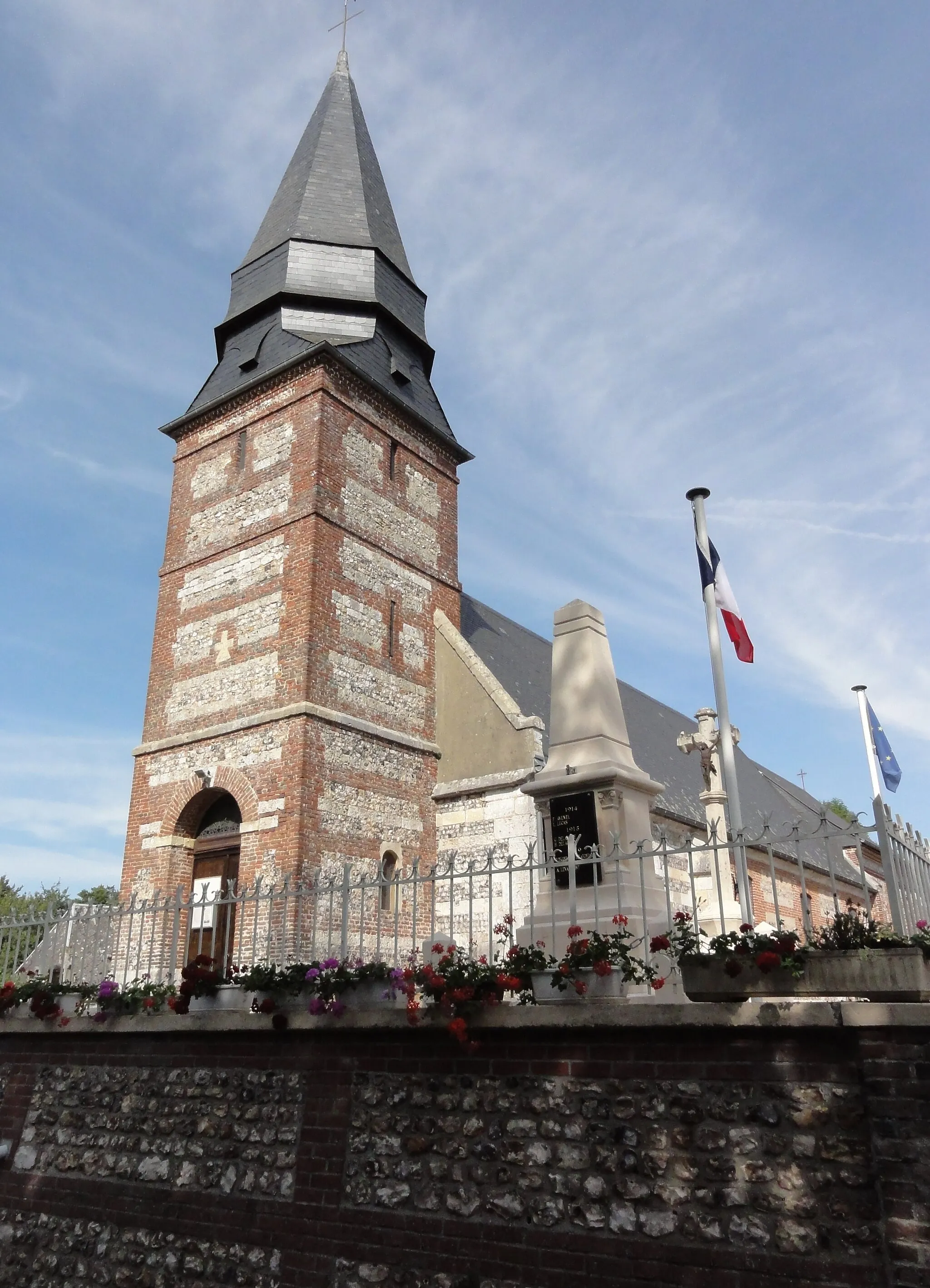 Photo showing: Ancourteville-sur-Héricourt (Seine-Mar.) église