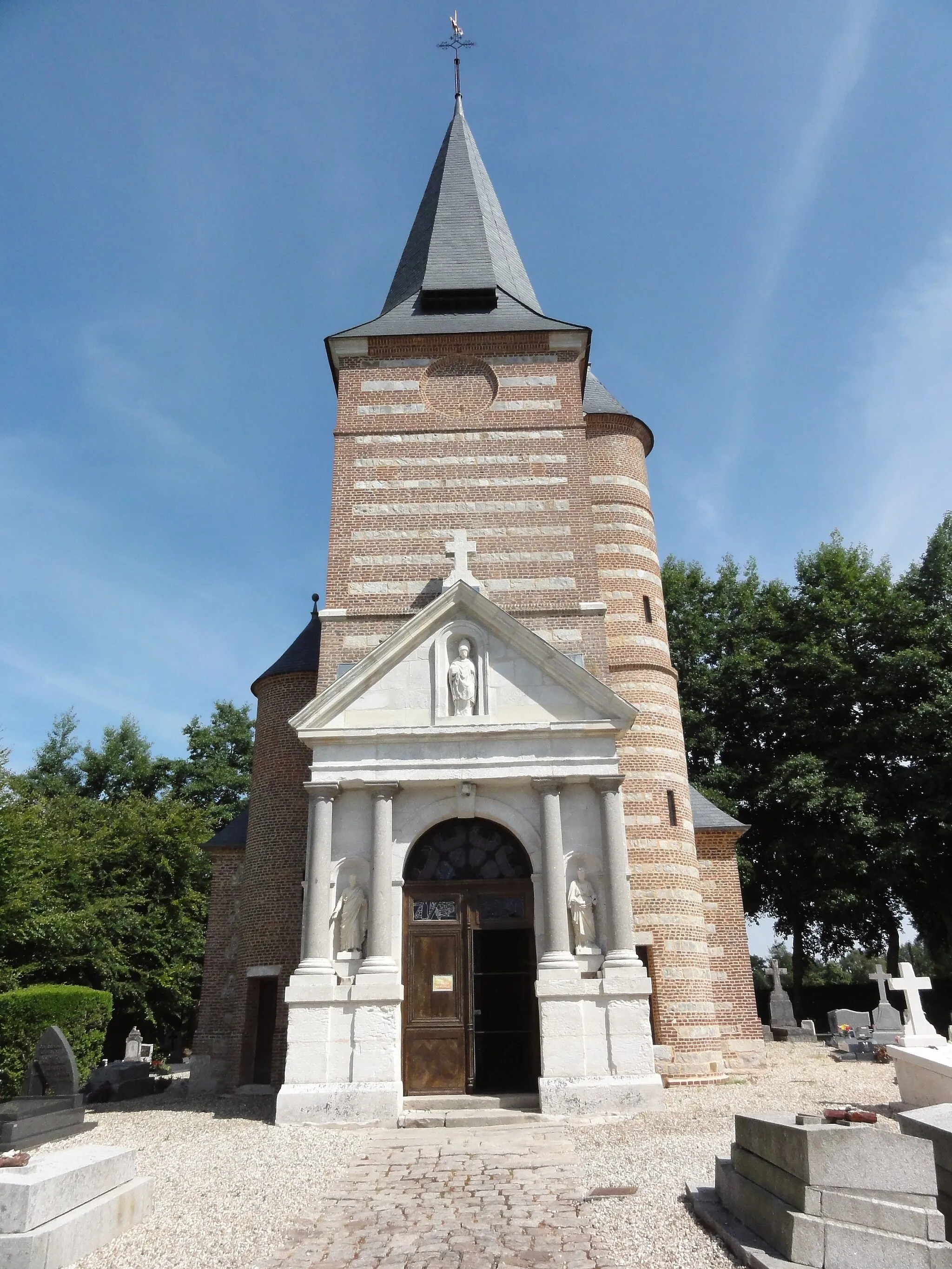 Photo showing: Veauville-lès-Quelles (Seine-Mar.) église