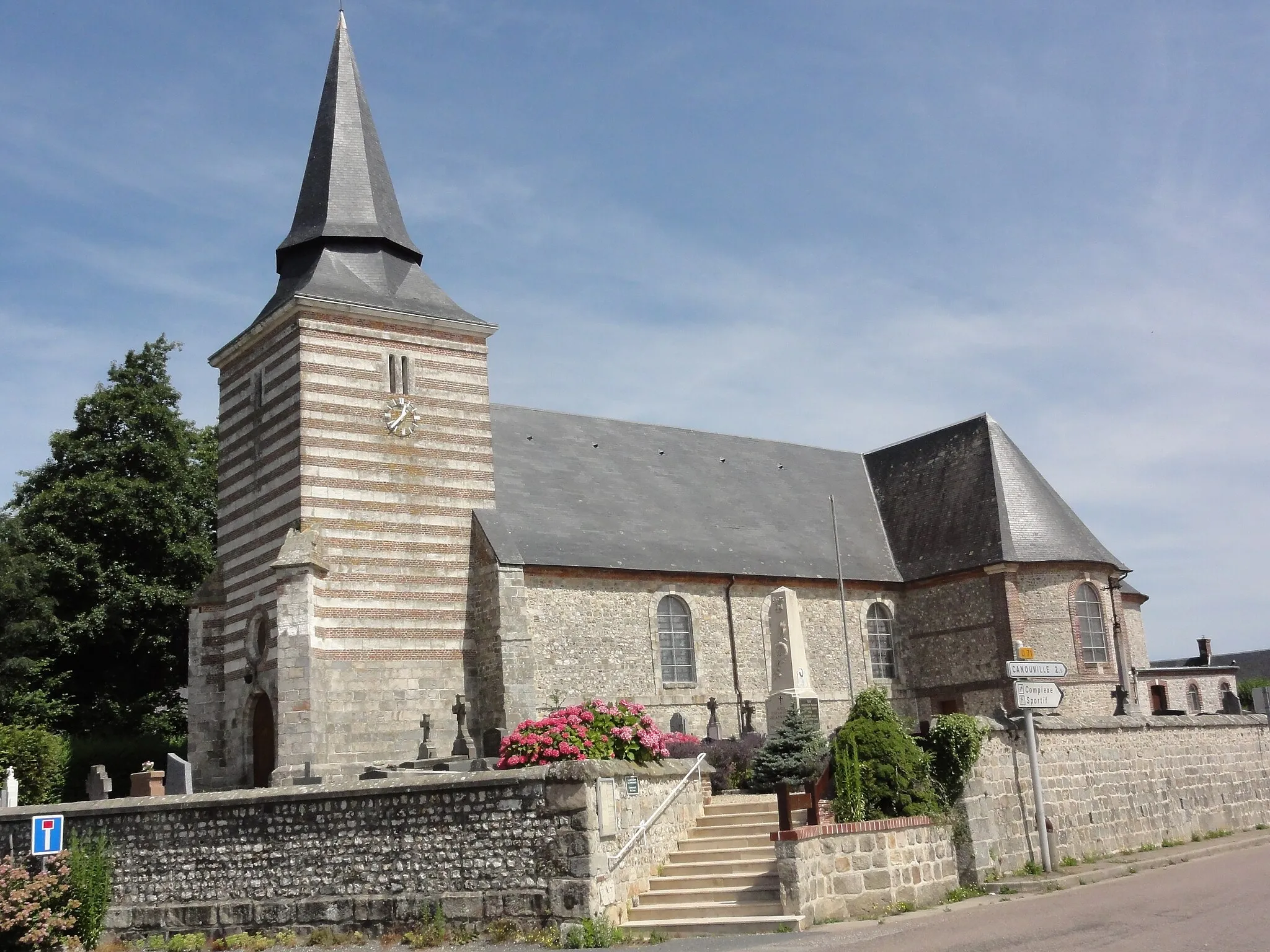 Photo showing: Ouainville (Seine-Mar.) Église Saint-Maclou