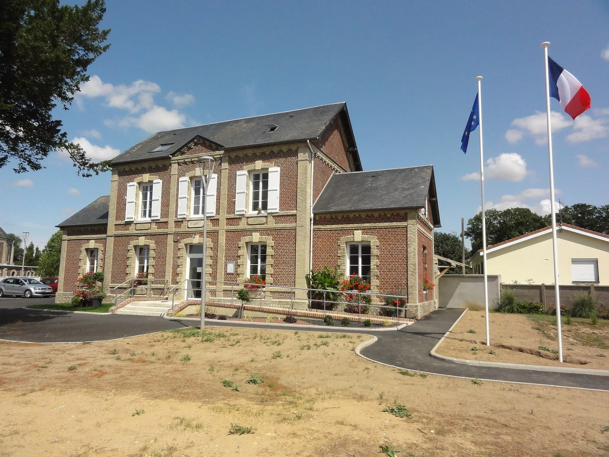Photo showing: Saint-Clair-sur-les-Monts (Seine-Maritime) mairie
