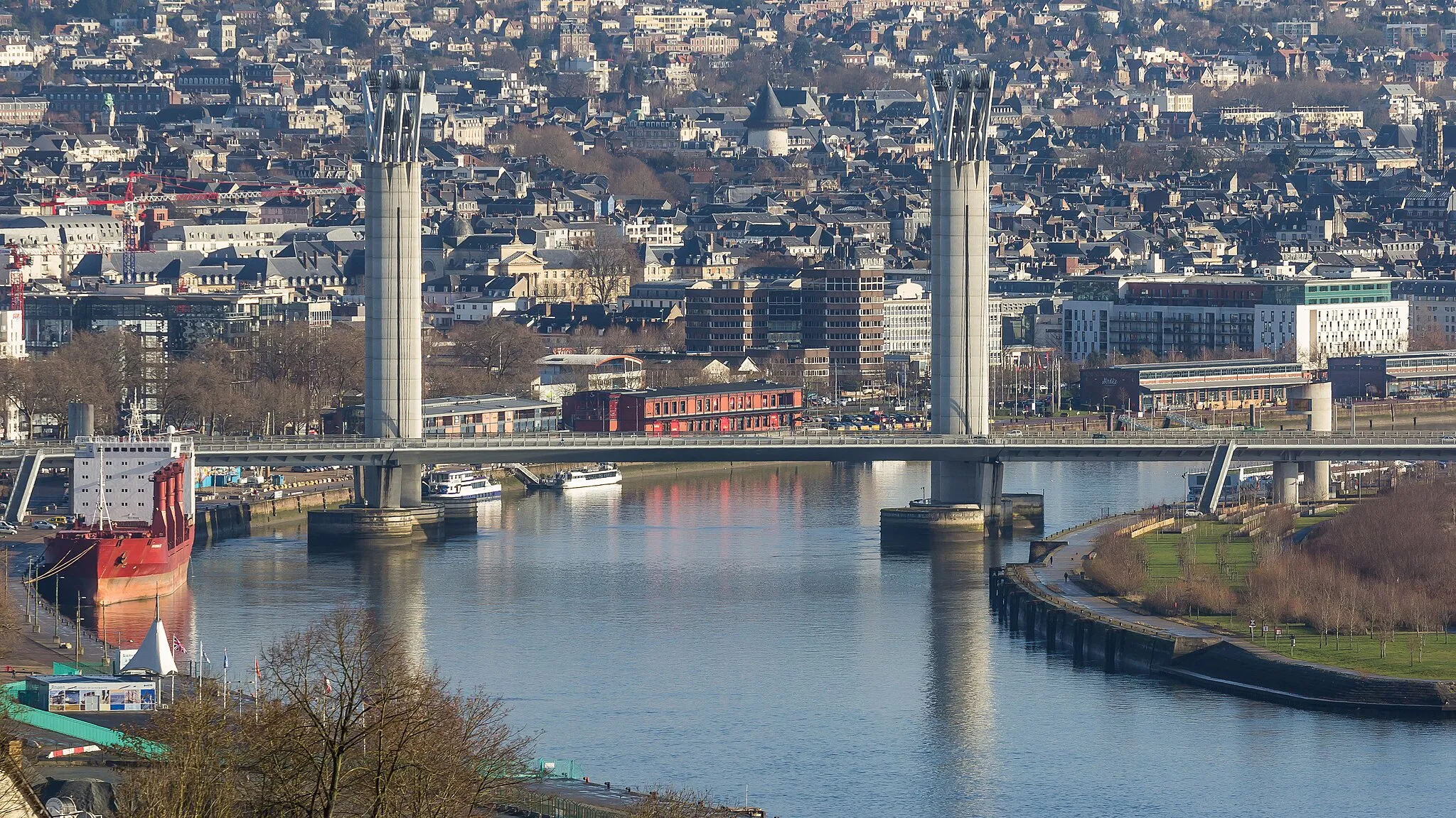 Photo showing: Rouen - Seine, Pont Gustave Flaubert