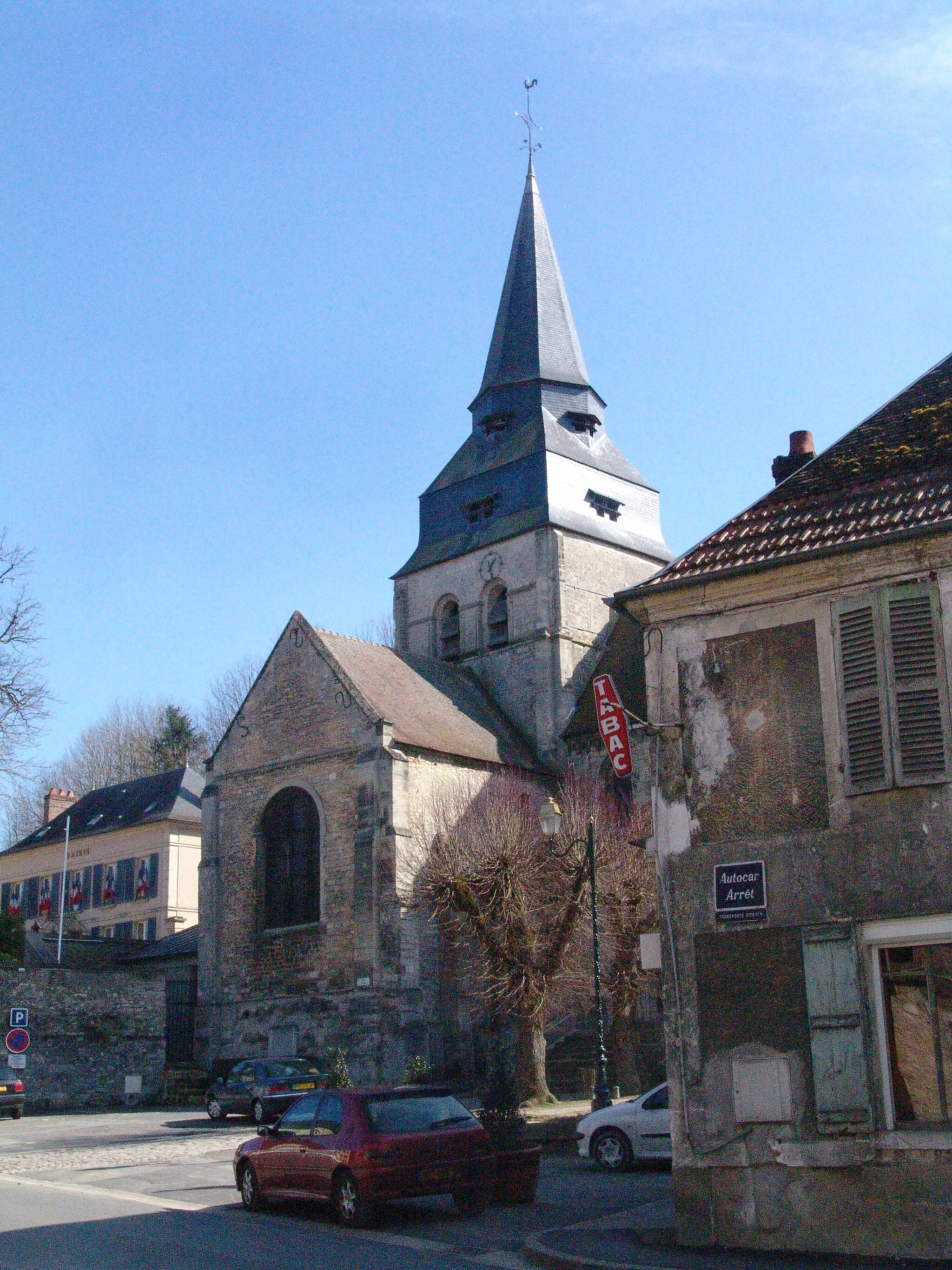 Photo showing: Eglise Notre-Dame de Saint-Clair-sur-Epte.