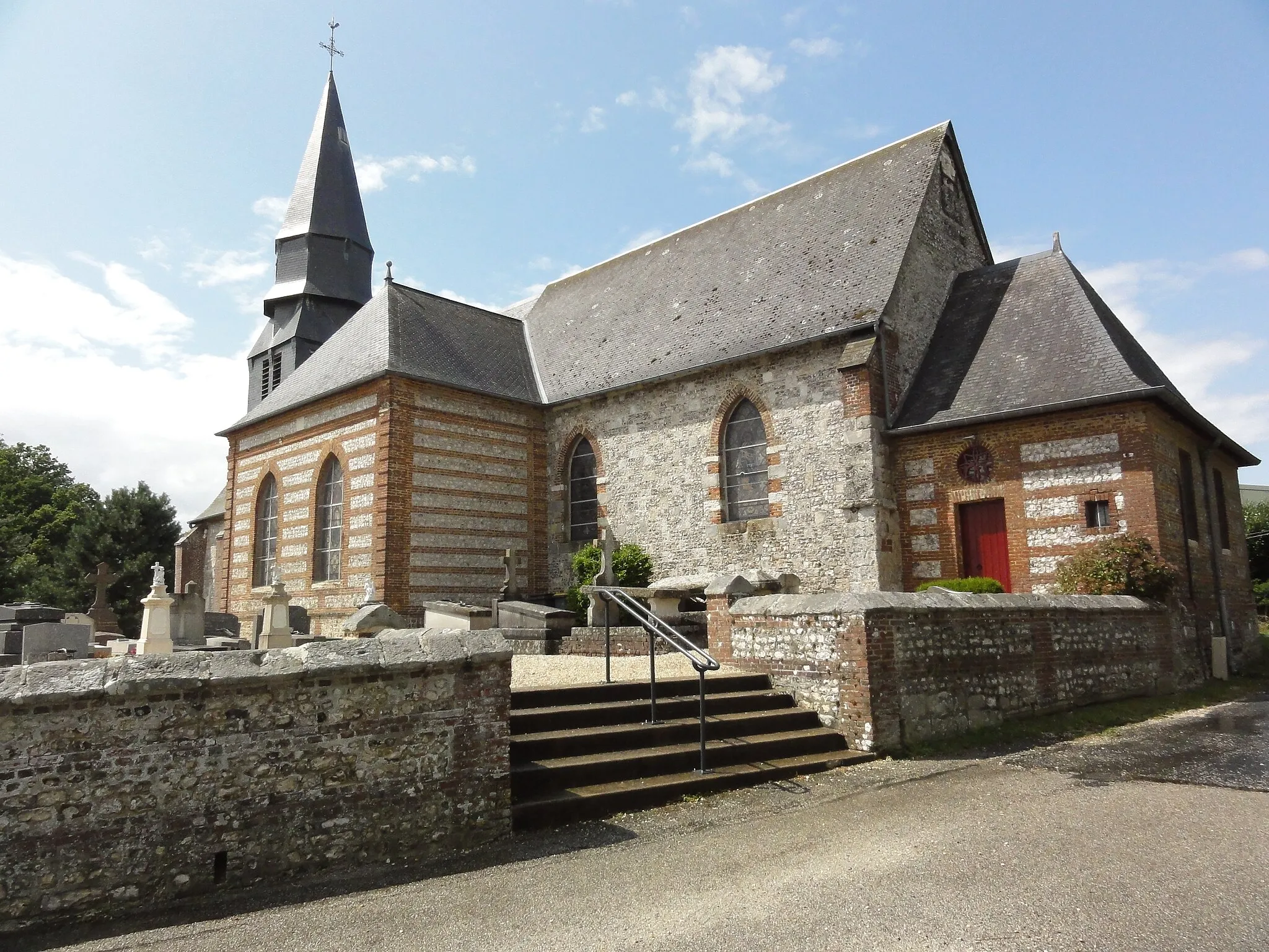 Photo showing: Harcanville (Seine-Mar.) église