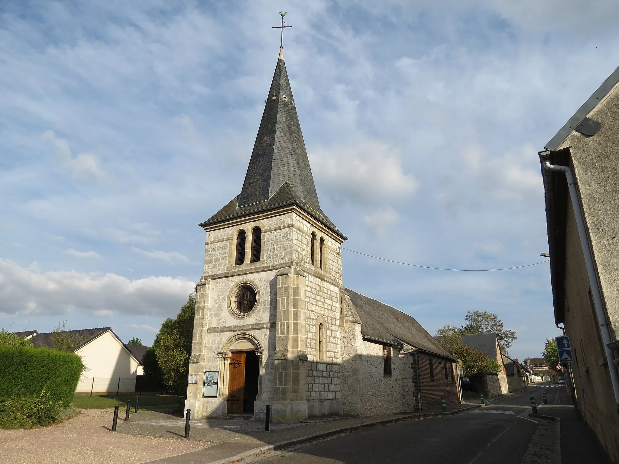 Photo showing: Église Notre-Dame-de-Bon-Secours de Courcelles-sur-Seine.