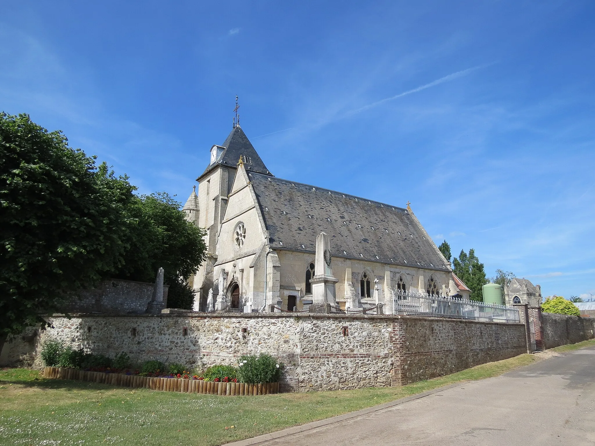 Photo showing: Église Saint-Sulpice de Vatteville.