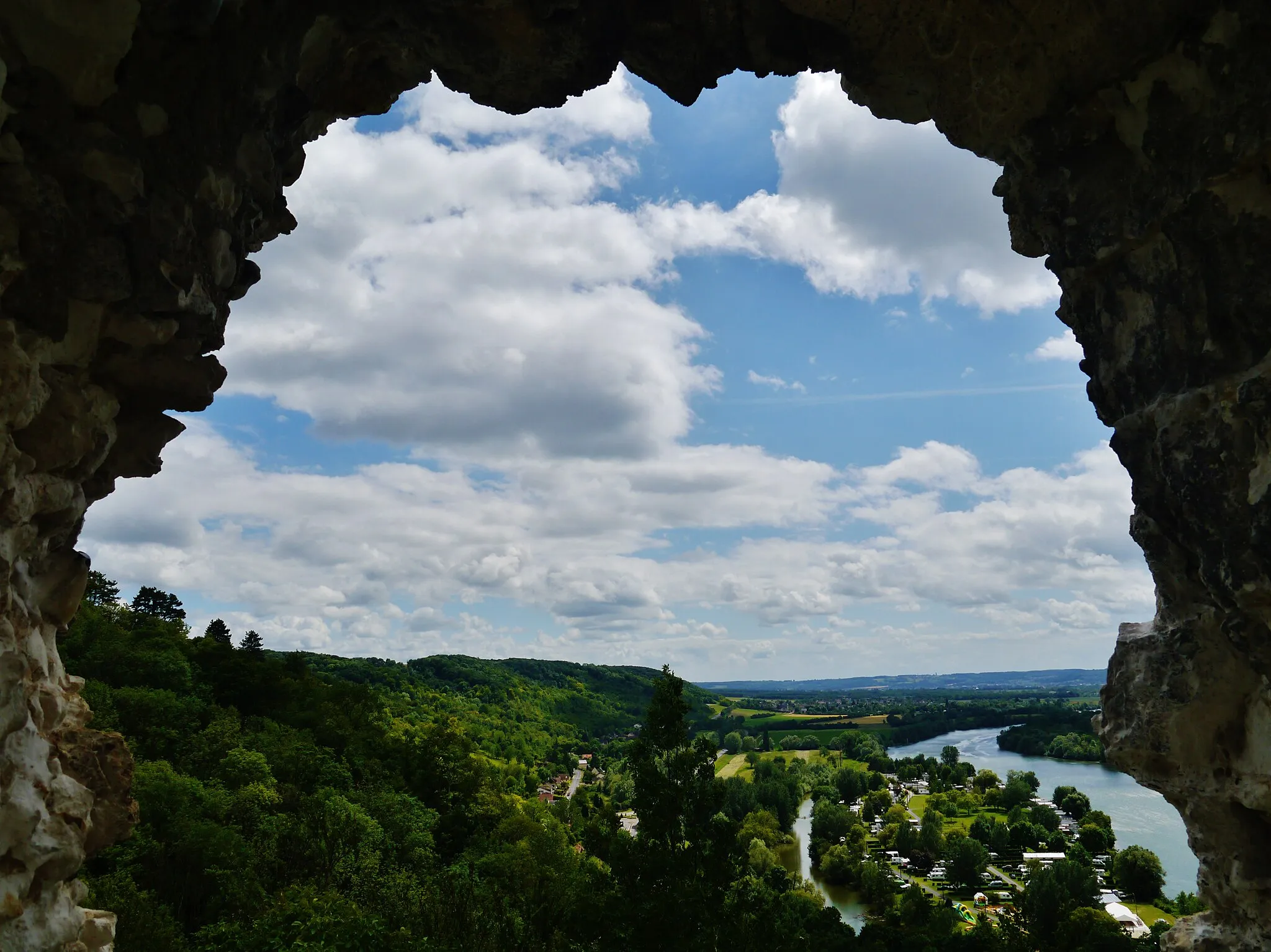 Photo showing: View to the Seine, Les Andelys, Department of Eure, Region of Normandy (former Upper Normandy), France