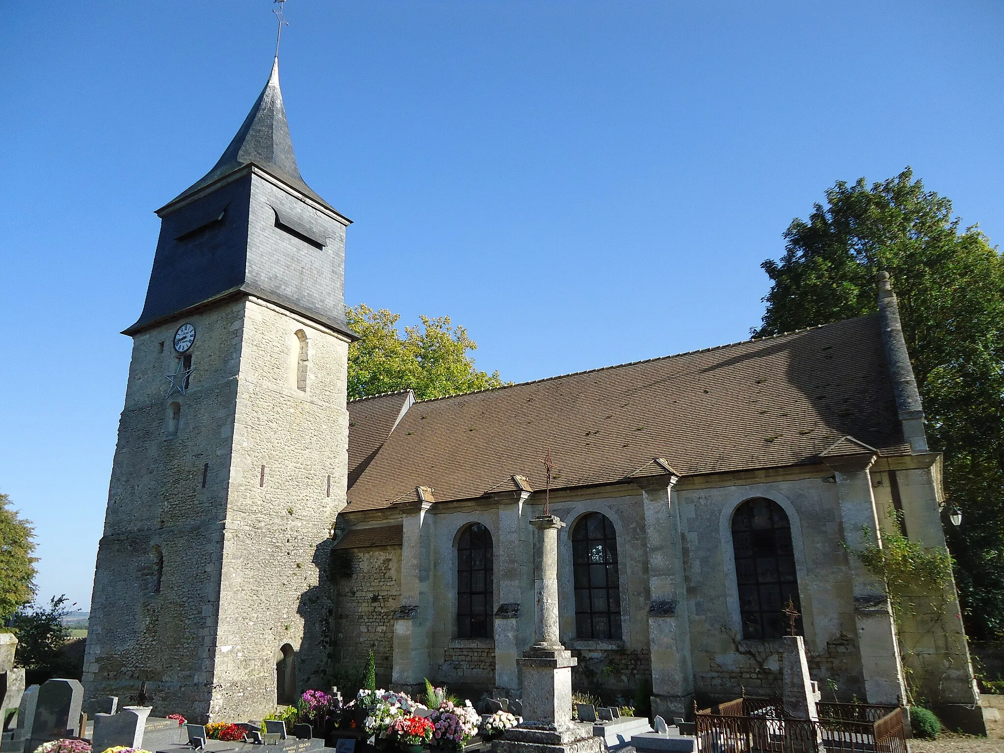 Photo showing: Église Notre-Dame - Authevernes - Eure (27)
